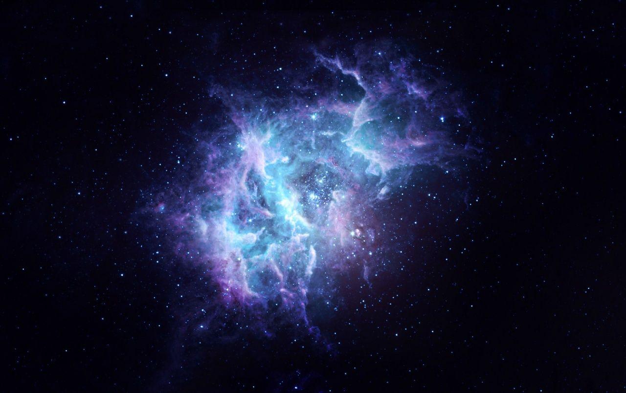 1280x804 Abstract Space Blue & Purple wallpaper. Abstract Space Blue & Purple