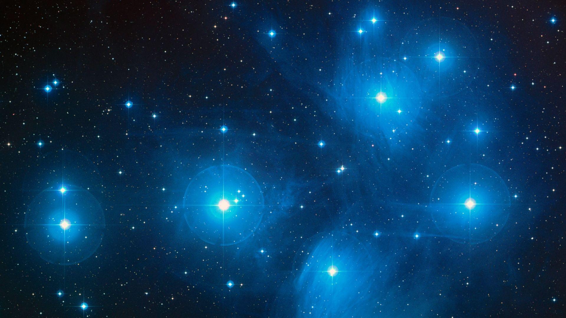 1920x1080 Outer Space Pleiades desktop PC and Mac wallpaper