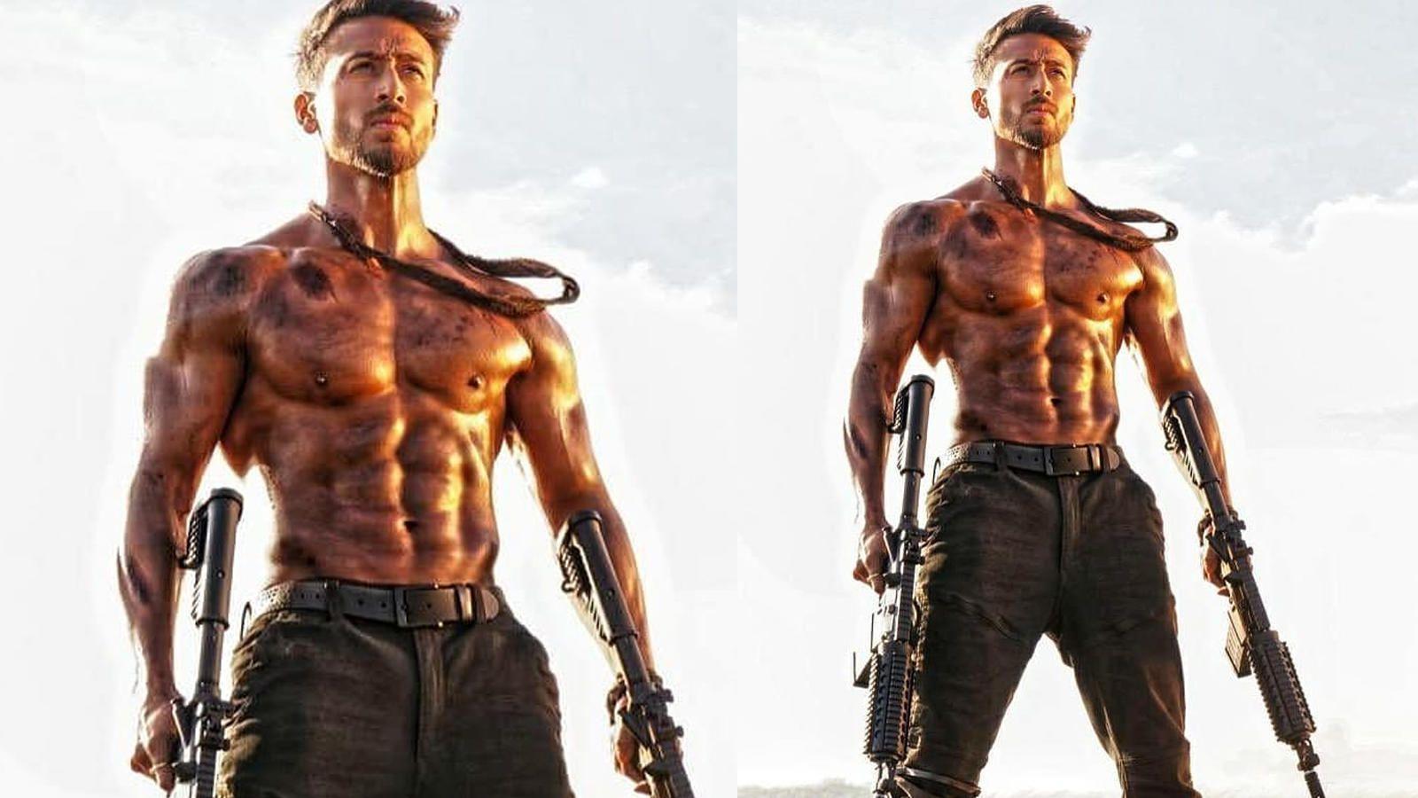 1600x900 Tiger Shroff flaunts his chiselled body, Hrithik Roshan says 'Dus Number'!. Hindi Movie News of India