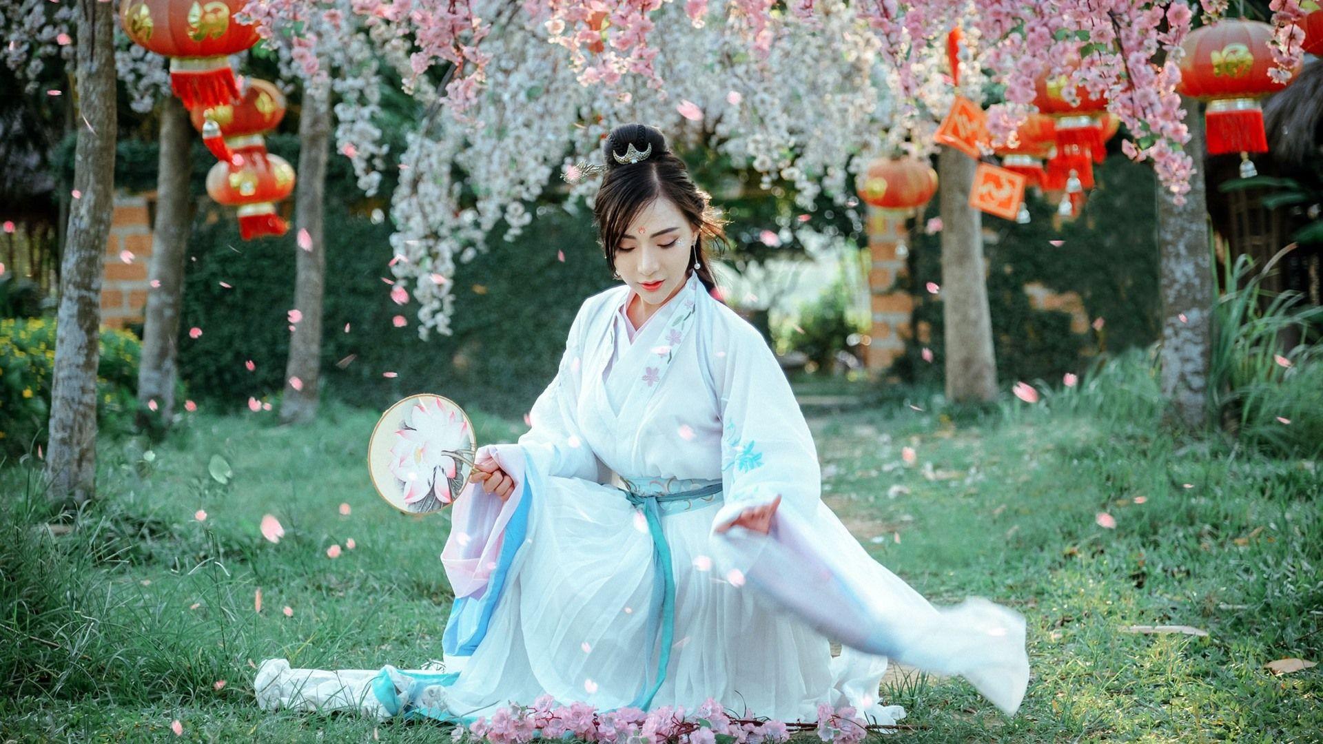 1920x1080 Beautiful Chinese Girl Wallpaper HD HD Wallpaper
