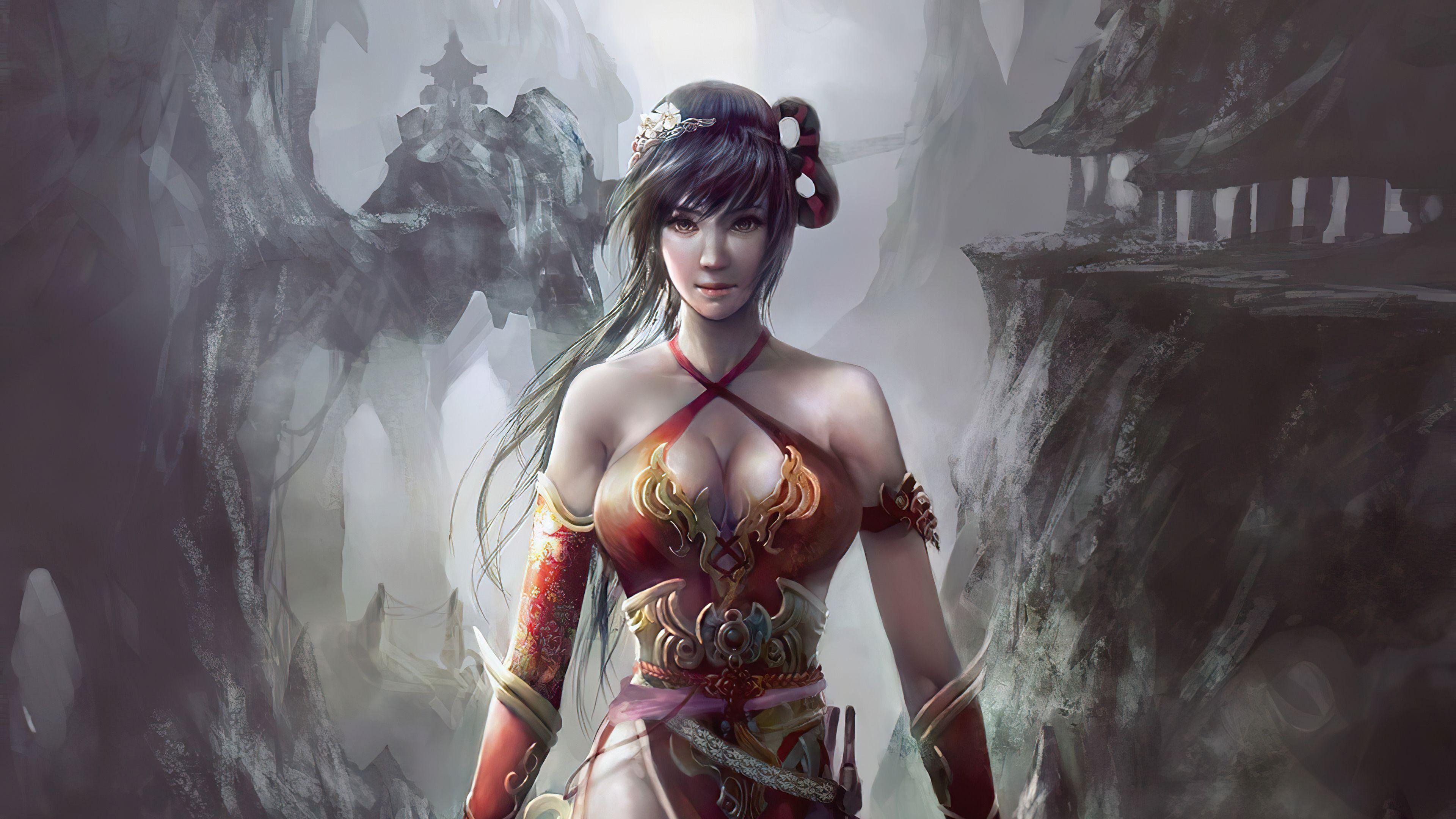 3840x2160 Chinese Assasin Girl 4k Laptop Full HD 1080P HD 4k Wallpaper, Image, Background, Photo and Picture