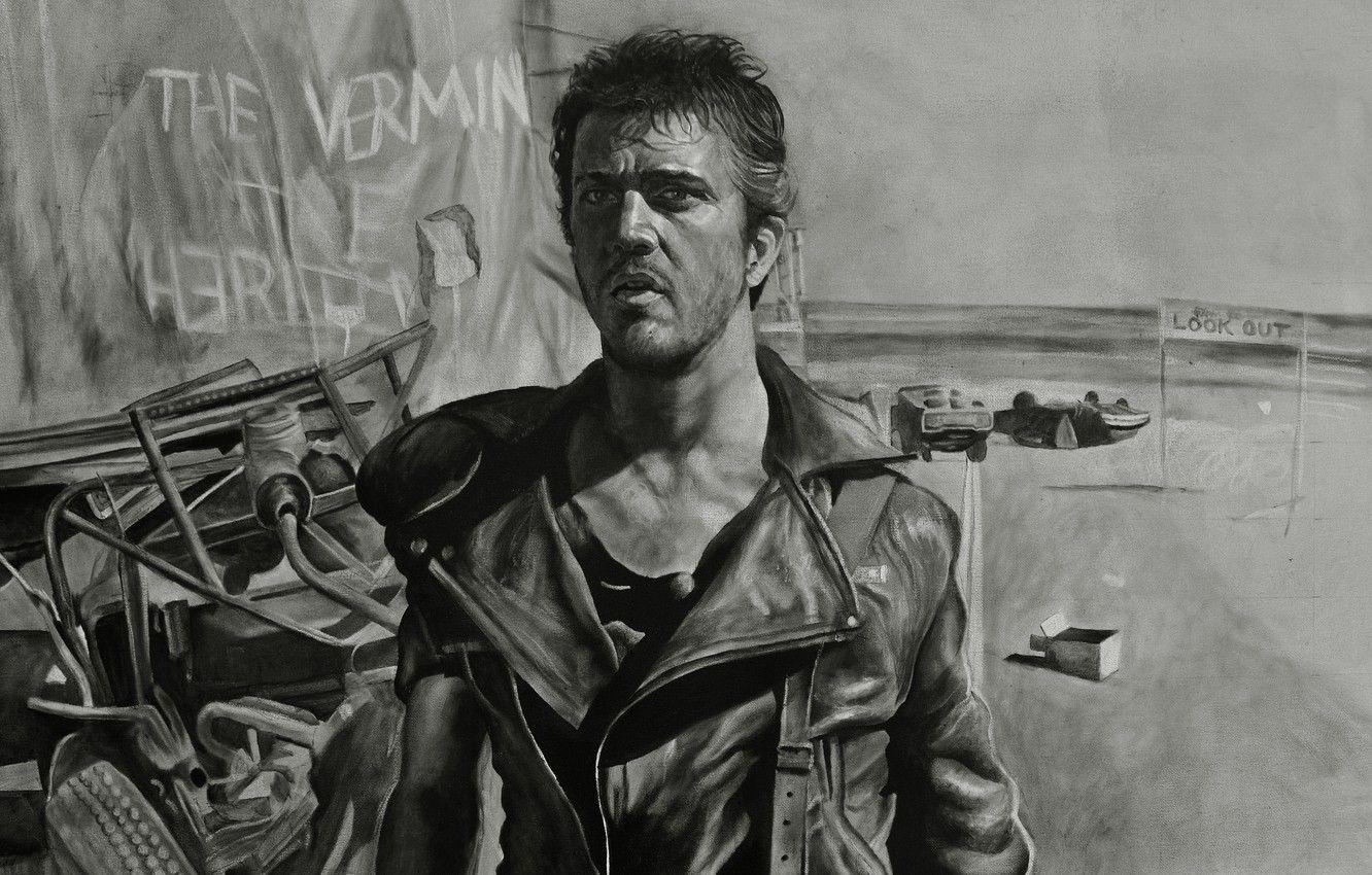 1332x850 Wallpaper figure, Mel Gibson, Road warrior, Mel Gibson, Mad Max Mad Max - for desktop, section фильмы
