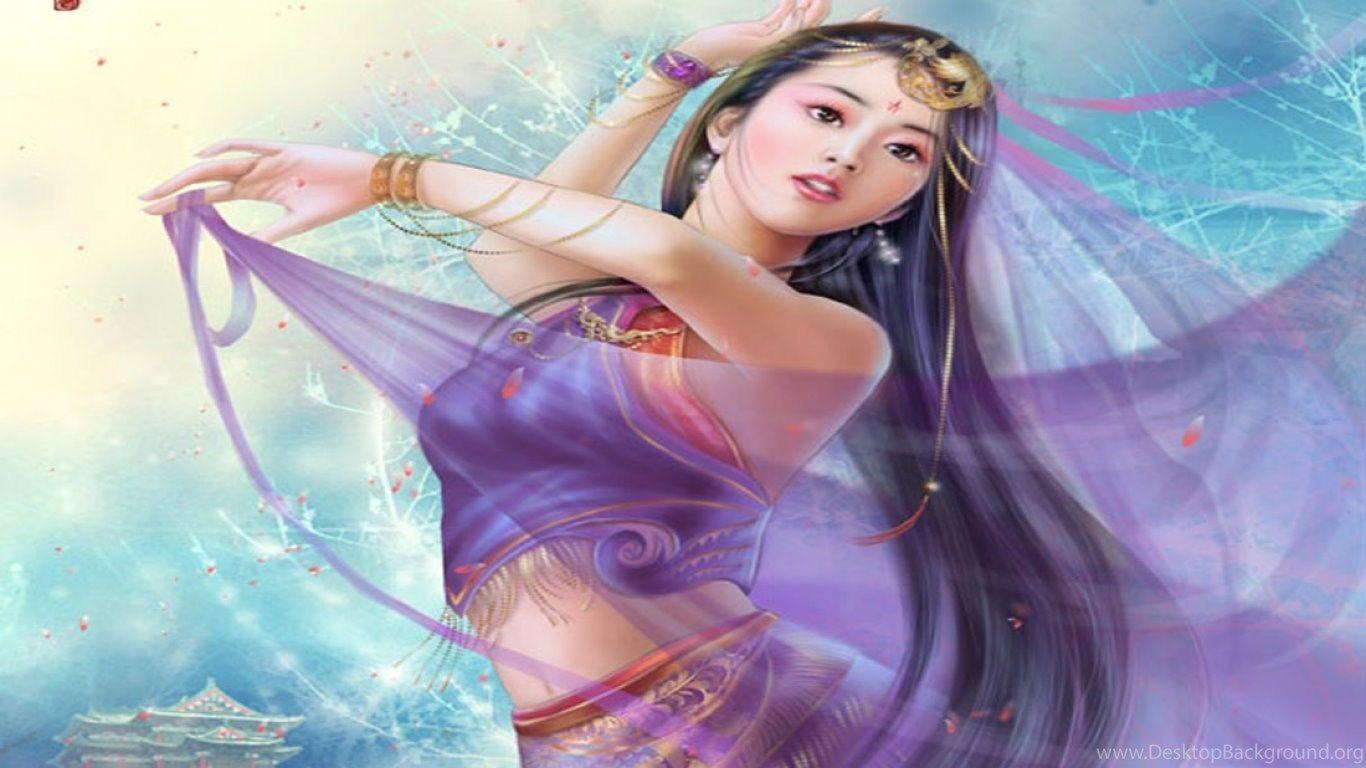 1366x768 Wallpaper Female Fantasy Warrior Asian Artwork Chinese Ancient. Desktop Background