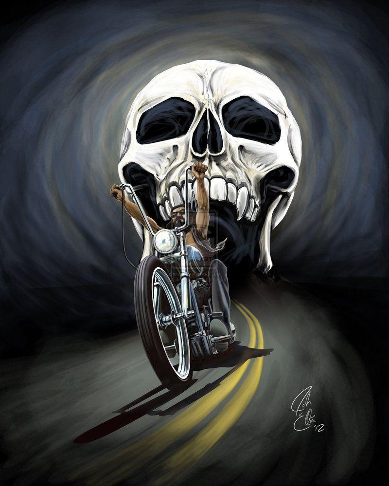 800x1000 Biker Art Wallpaper