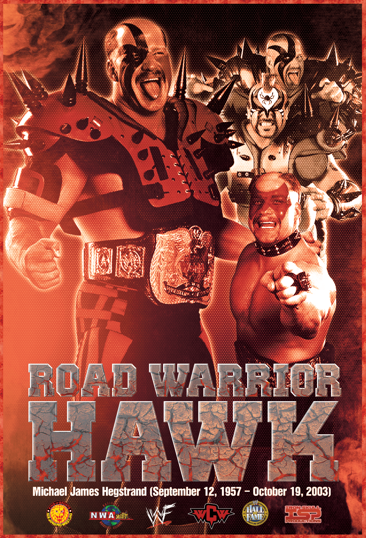 1275x1875 ROAD WARRIOR HAWK OF DOOM. Wrestling holds, Wrestling, Warrior