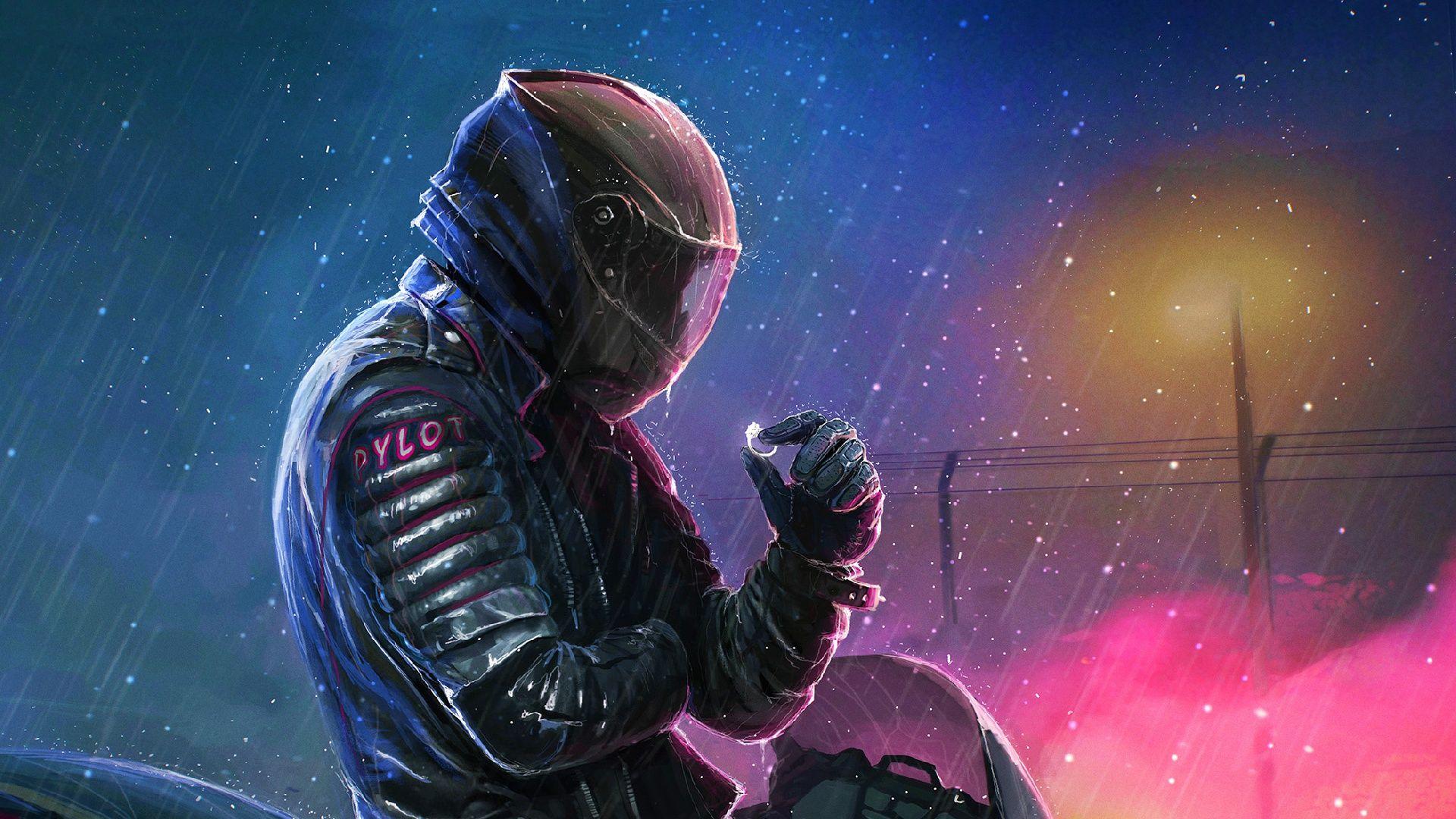 1920x1080 Biker Wallpaper