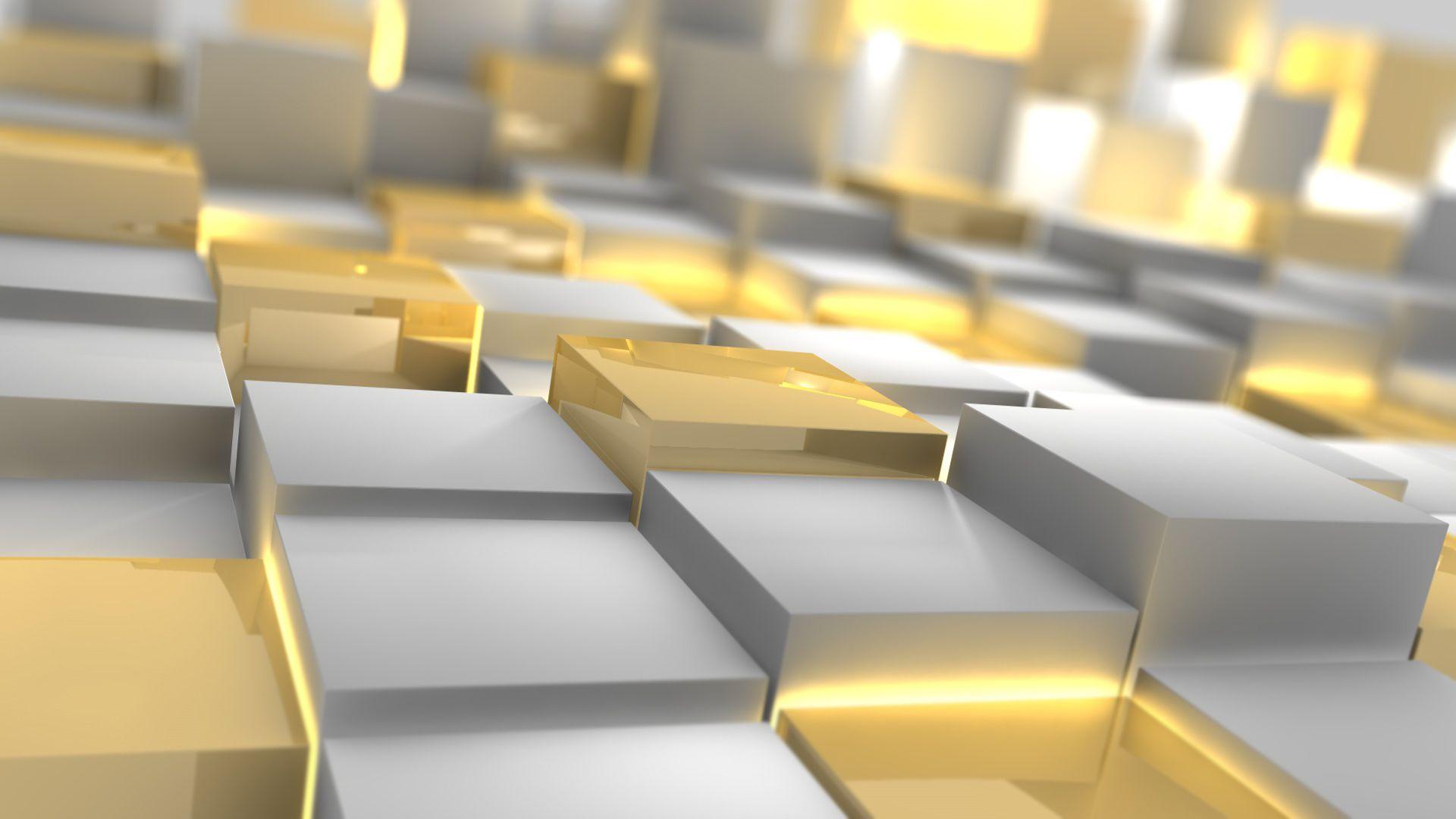 1920x1080 Silver and Gold Wallpaper