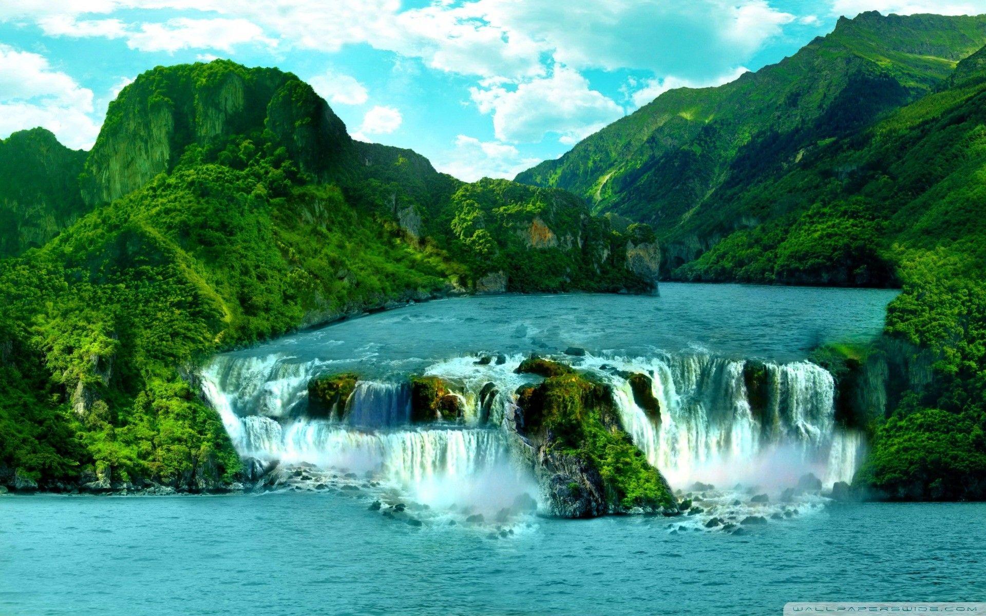 1920x1200 Waterfall HD Wallpaper