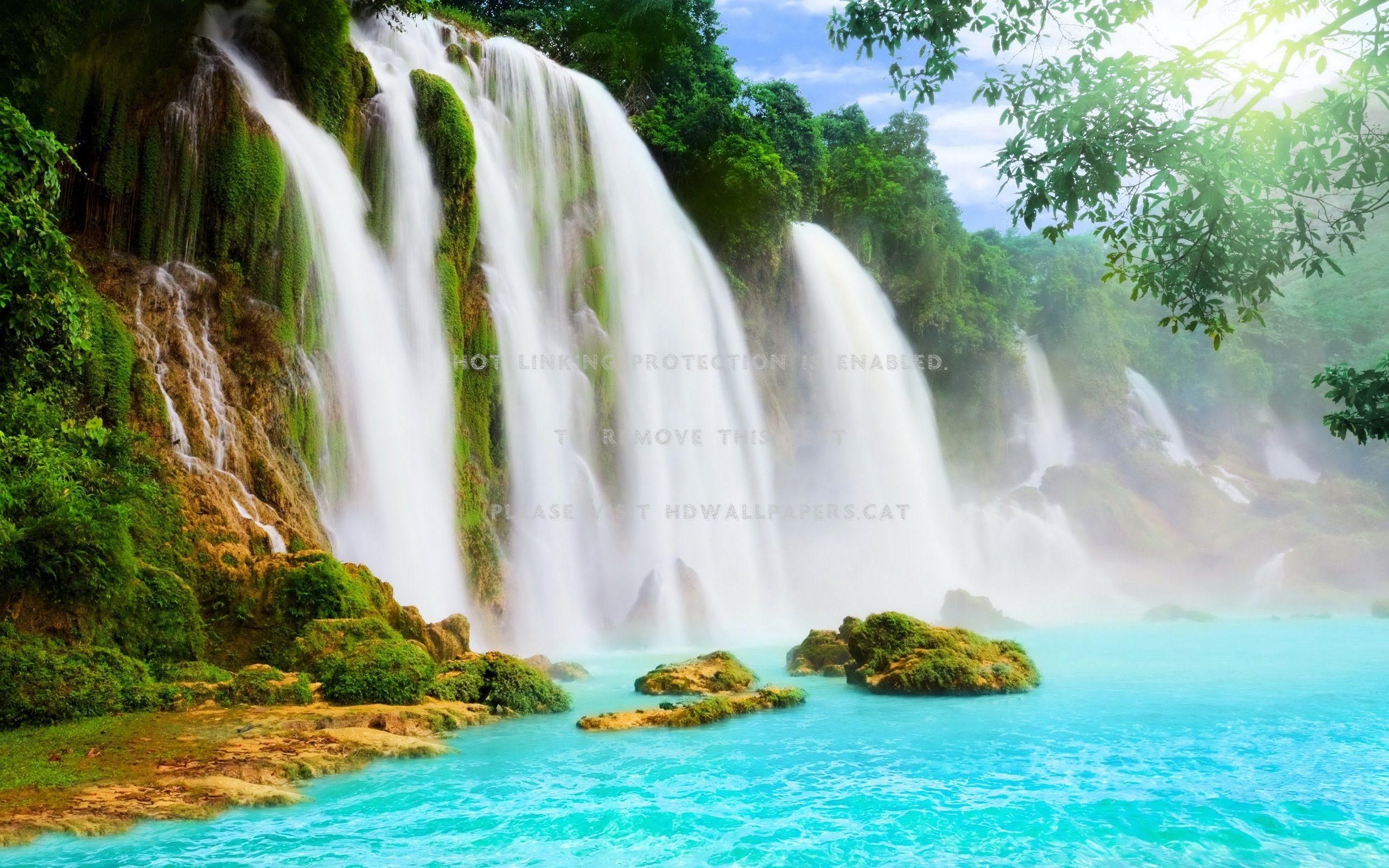 2560x1600 beautiful tropical waterfalls popular