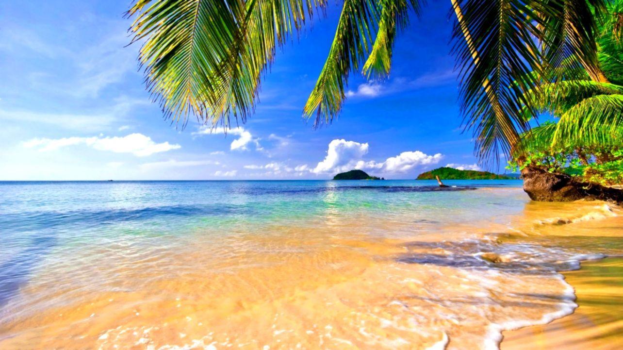 1284x721 Tropical Beach Wallpaper. Best Wallpaper HD Collection