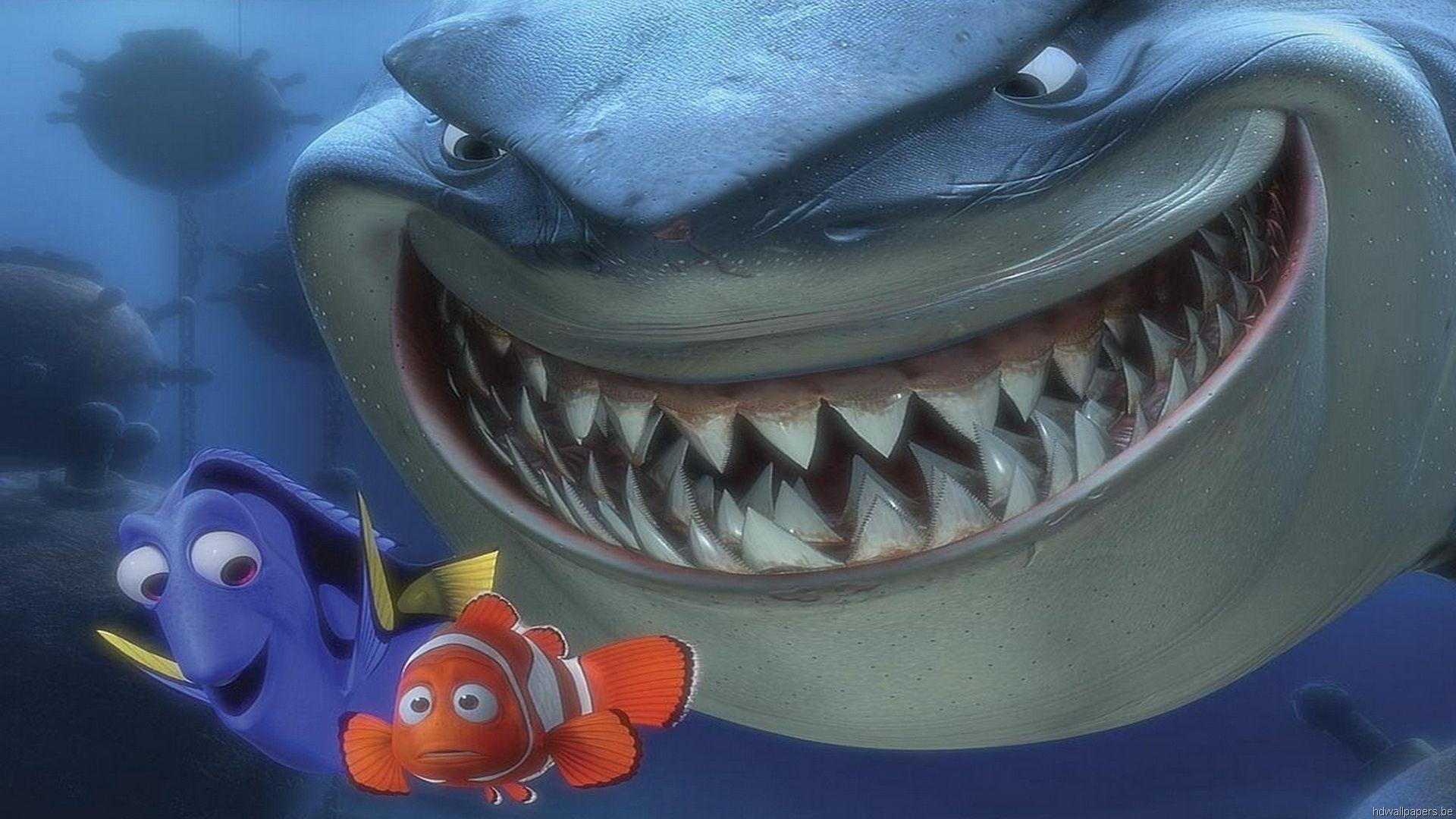 Hình nền HD 1920x1080 Finding Nemo Shark
