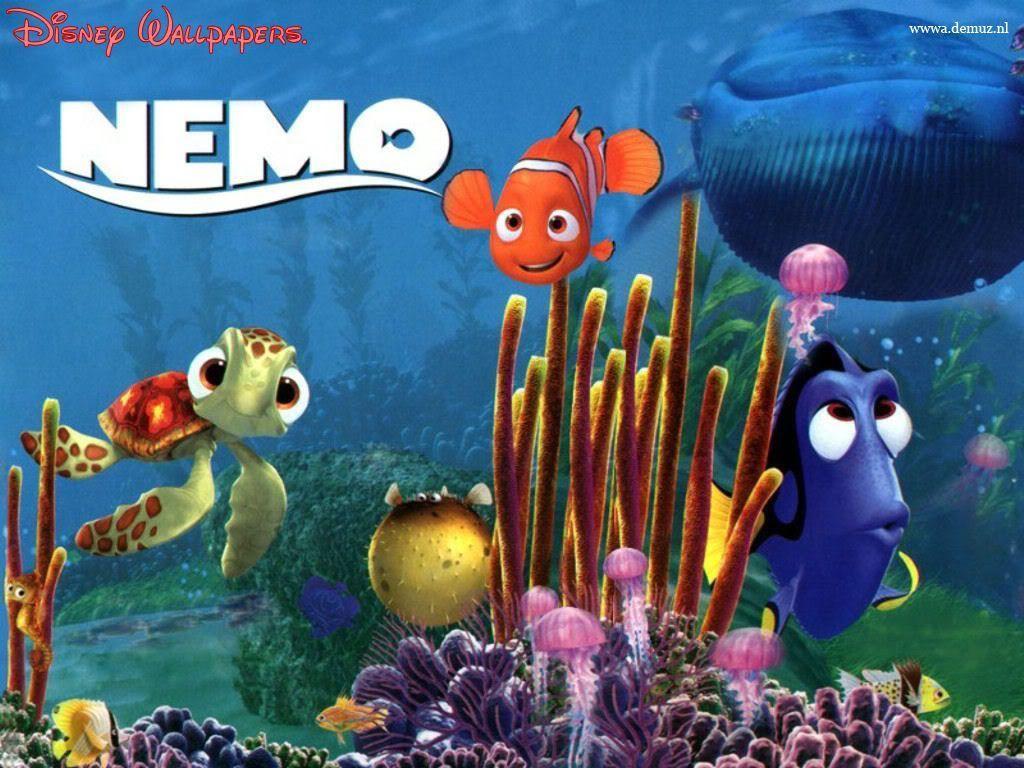 Hình nền 1024x768 Nemo.  Hình nền Nemo Pixar, Hình nền Epcot Nemo và Hình nền Cá mập Nemo