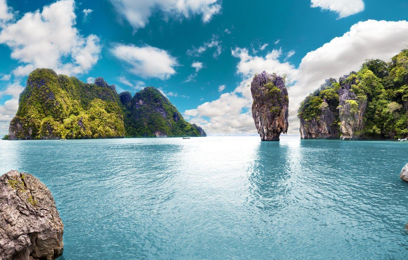 1332x850 Wallpaper sea, tropical beach, island, summer, tropical island, the azure ocean image for desktop, section пейзажи