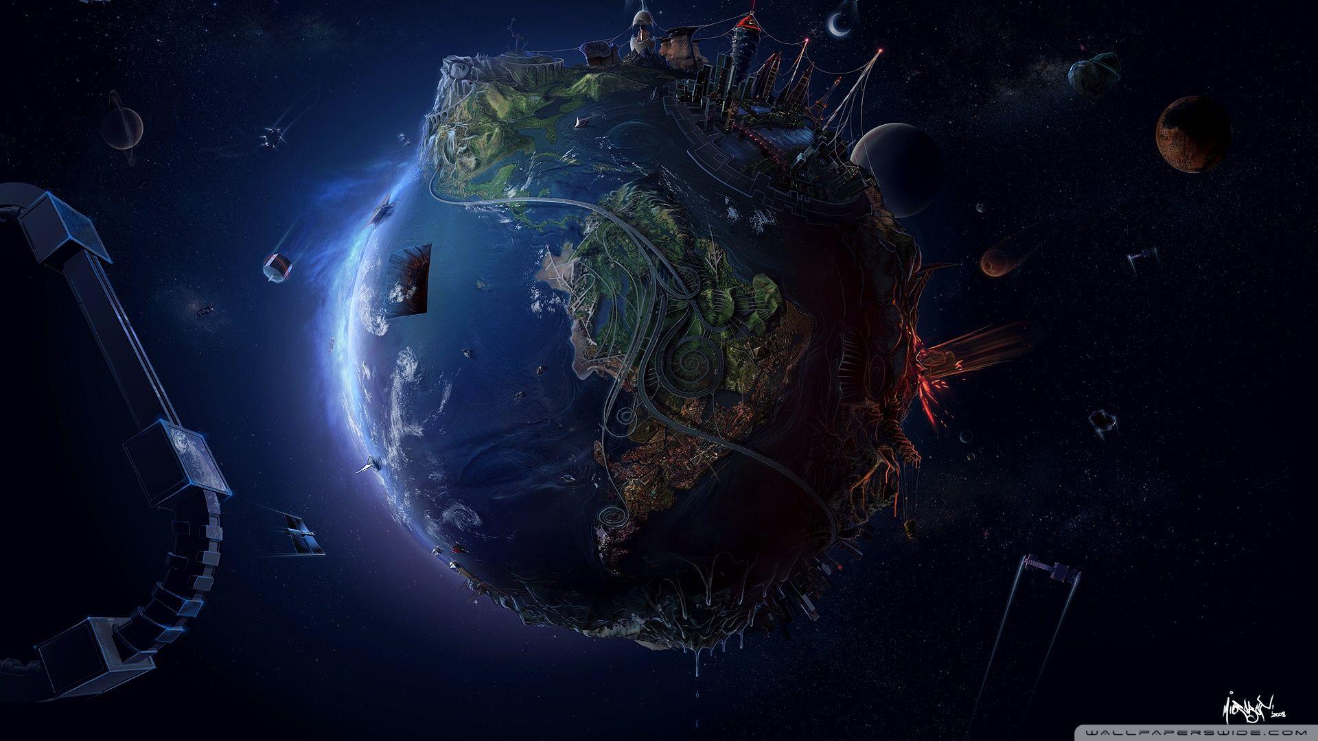 1920x1080 Earth In The Future ❤ 4K HD Desktop Wallpaper for 4K Ultra HD TV