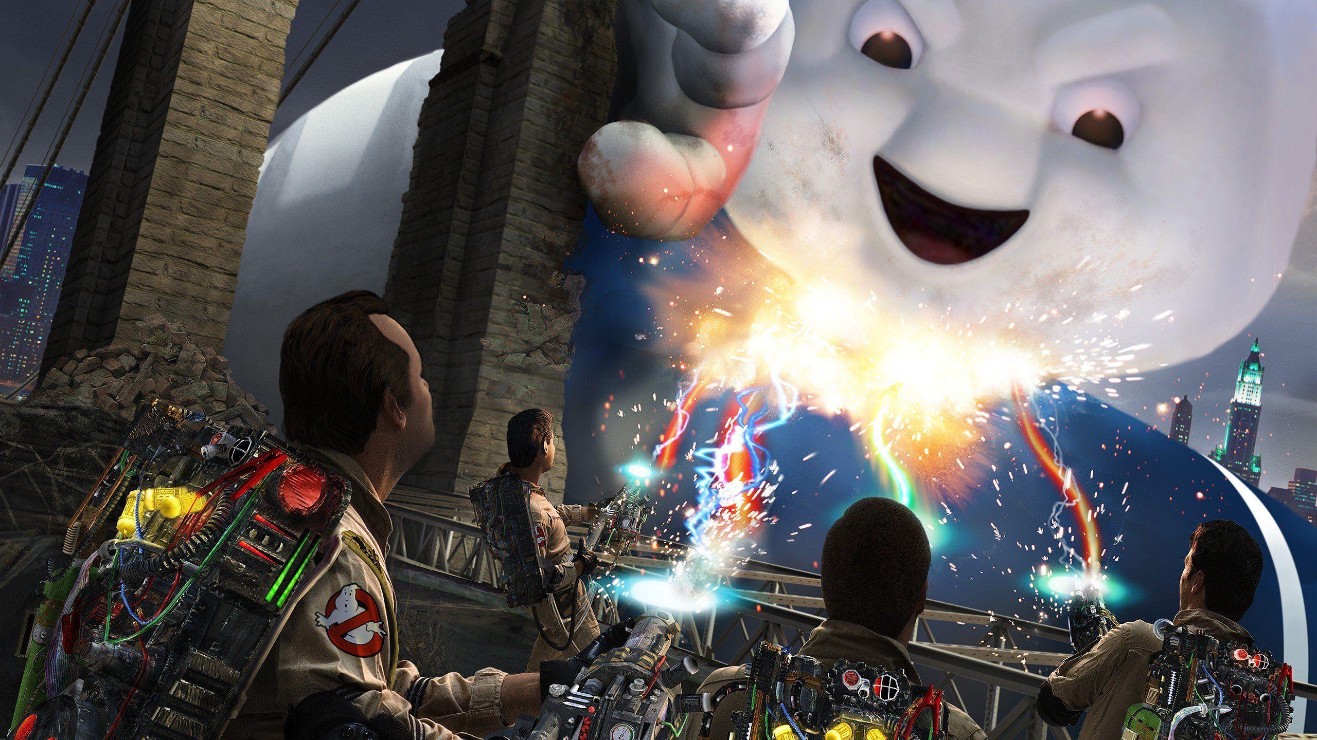 2560x1440 Stay Puft Marshmallow Man, Ghostbusters, Video games HD Wallpaper / Desktop and Mobile Image & Photo
