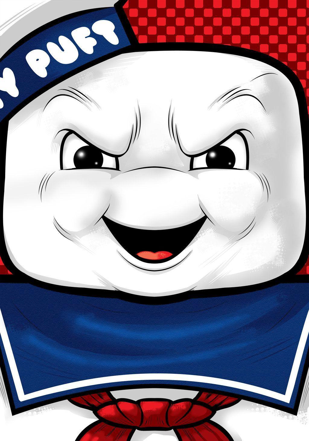 1024x1463 Stay Puft Marshmallow Man. Ghostbusters, Ghostbusters movie, Movie artwork