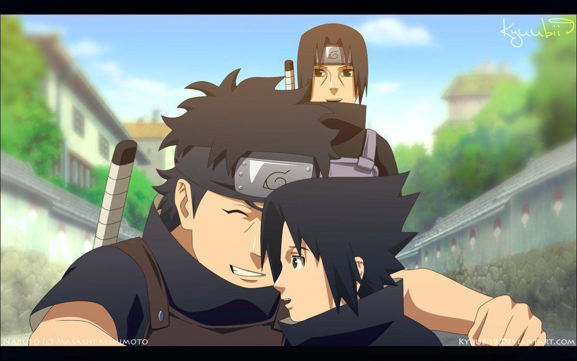 1131x707 Uchiha Love : Shisui, itachi and sasuke by Kyuubii9. Shisui, Itachi, Uchiha