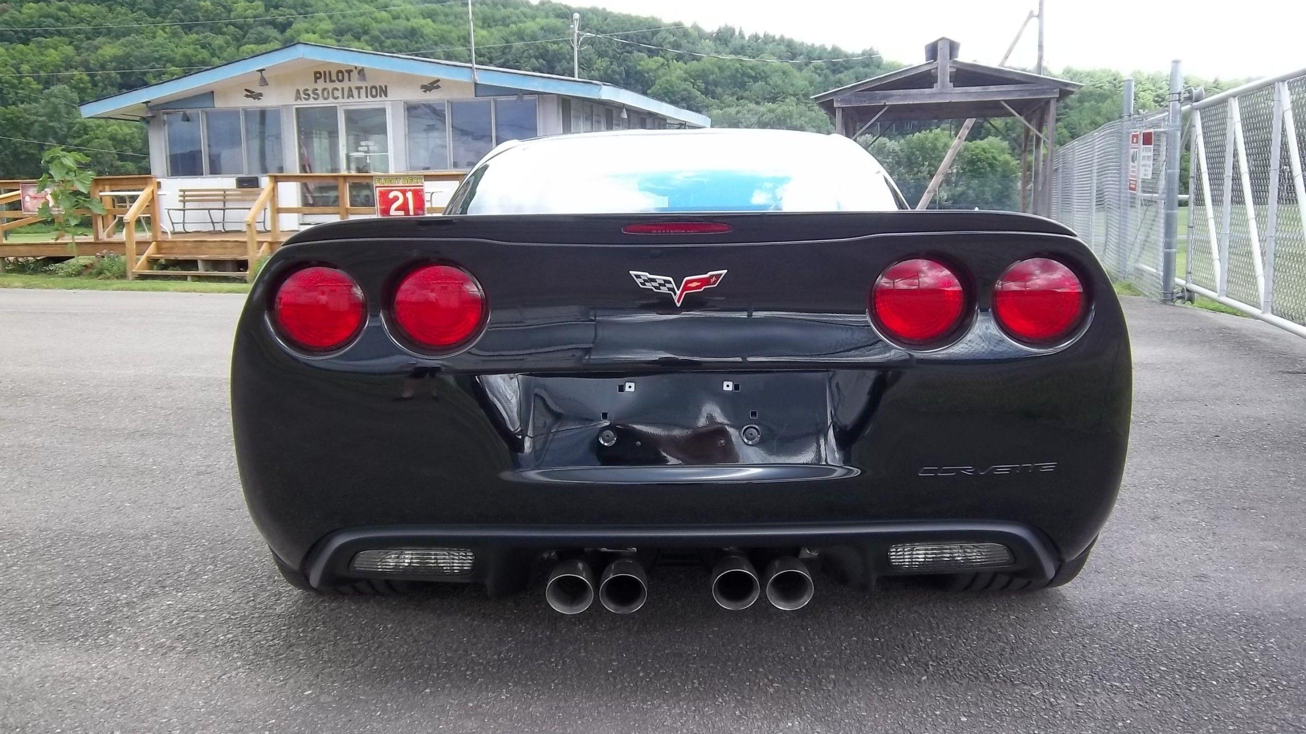 2560x1440 Download 2560x1440 Chevrolet Corvette Z Back View, Supercars, Black Wallpaper for iMac 27 inch