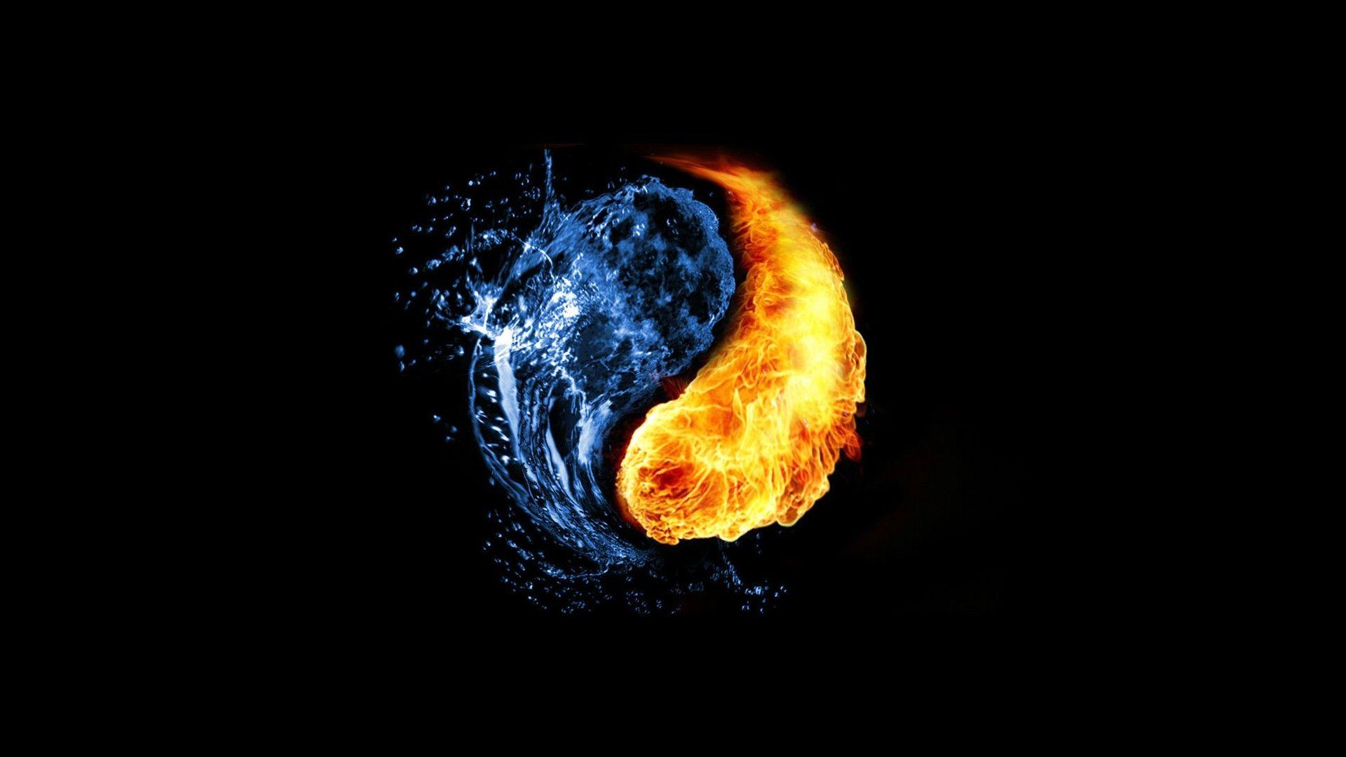 1920x1080 Water trừu tượng lửa ying yang hình nền nền đen.  1920x1080.  7369 https://wallpaperaccess.com/full/3875607.jpg