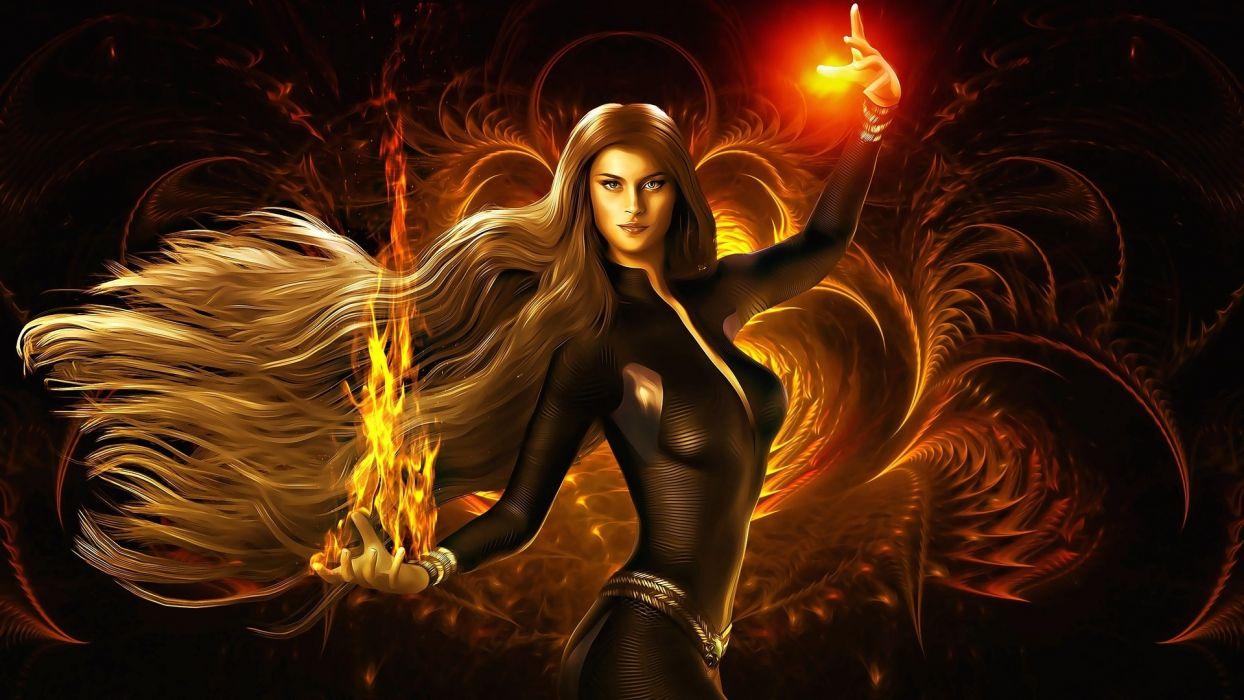 1244x700 Fire Woman wallpaperx1080