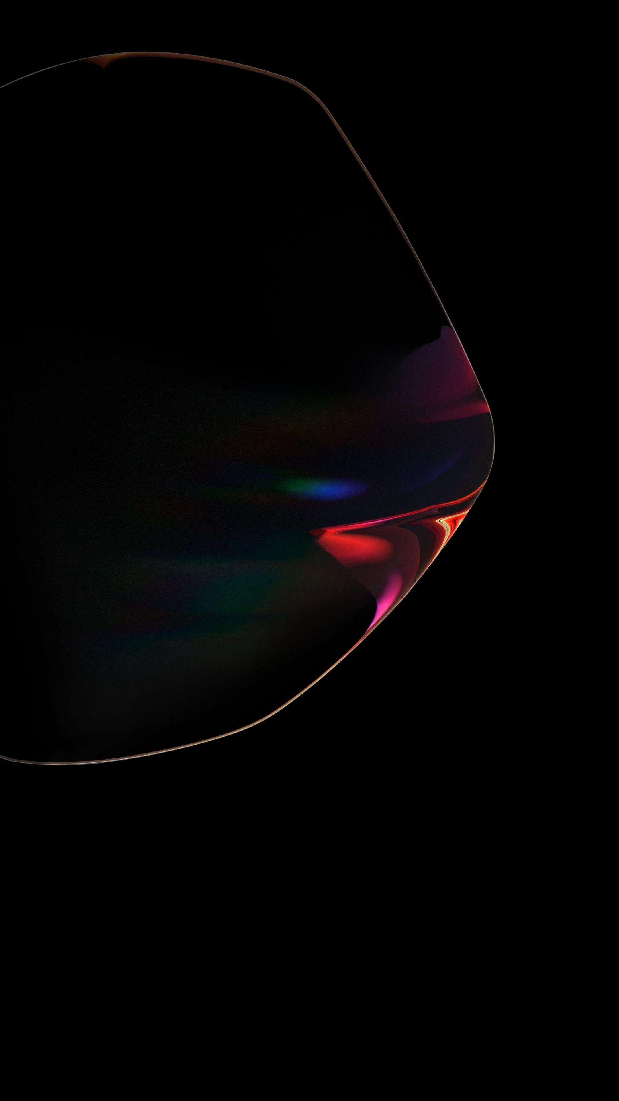 2160x3840 Wallpaper abstract, dark, Samsung Galaxy Note black, 4K, OS