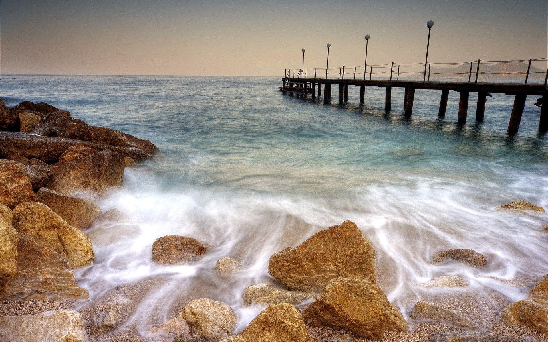 1920x1200 Oceans: Ocean Clouds Beautiful Splendor Lovely View Peaceful Sea