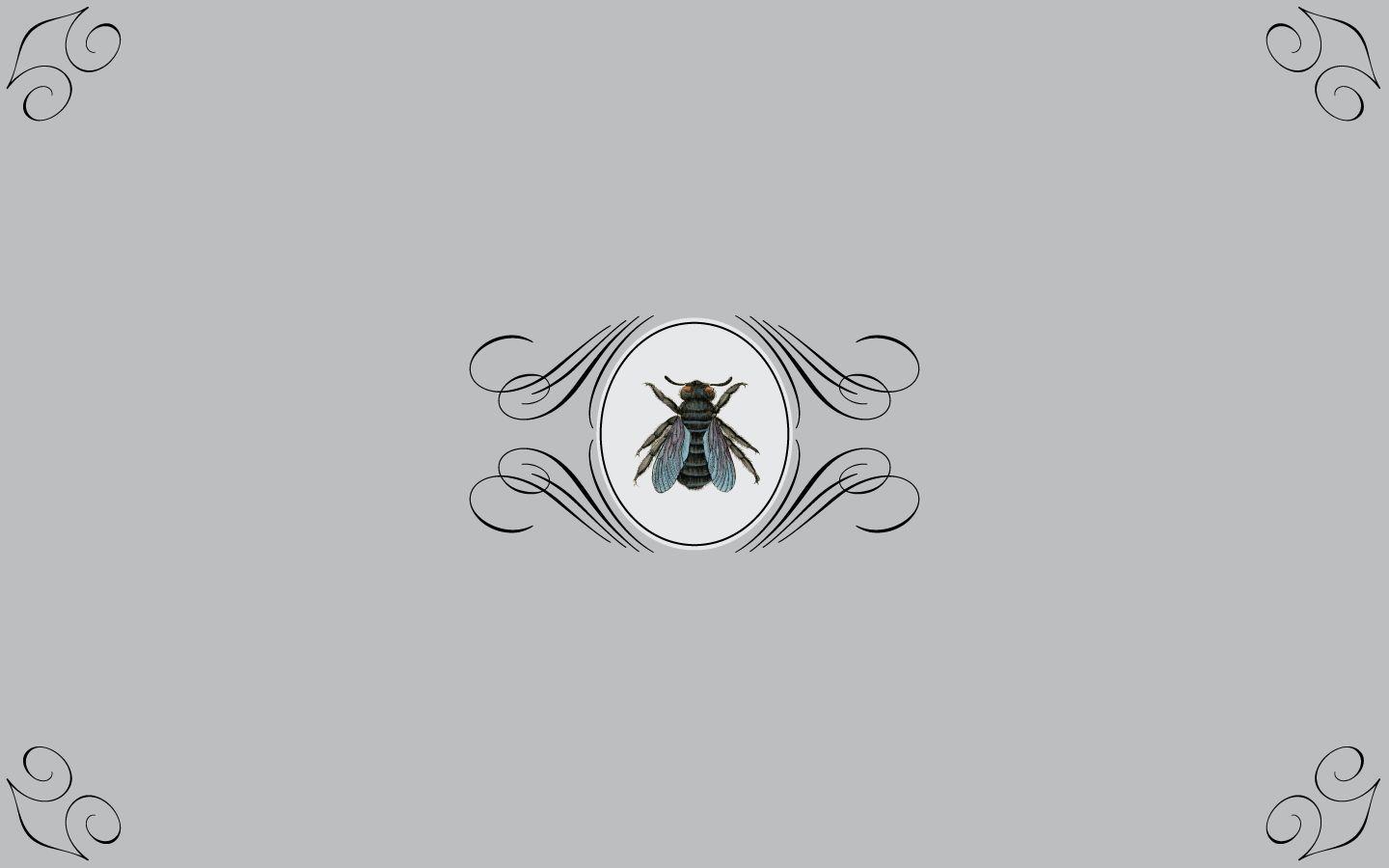 1440x900 Vintage Bee Desktop Wallpaper. Vintage bee, Bee illustration, Bee inspired