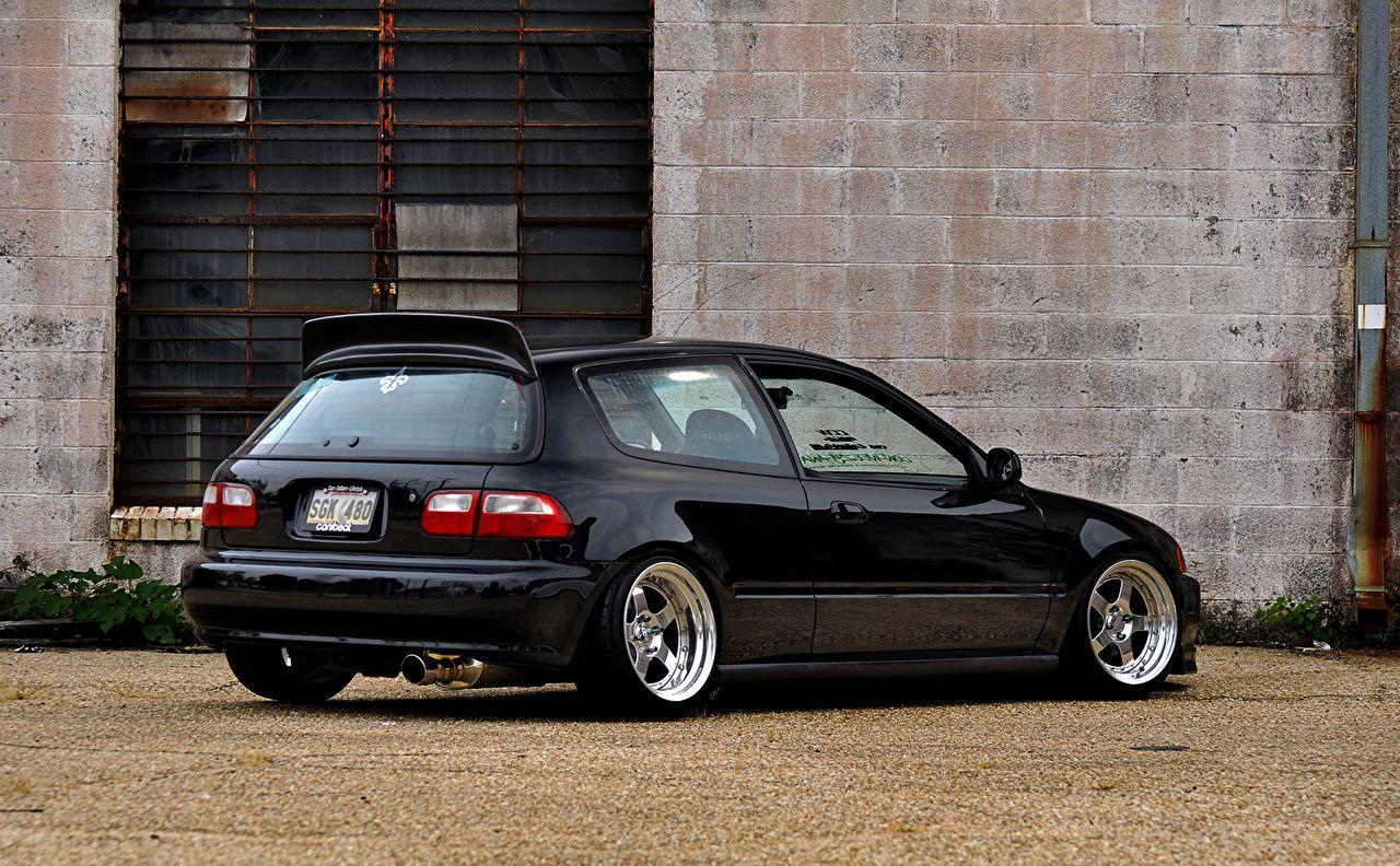 JDM Black Headlights For Honda Civic EG EJ – Smoked Amber Corners + SiR City Light, Halogen