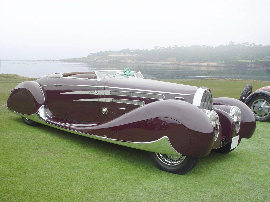 1024x768 Car Concept Wallpaper: Bugatti 57 Classic Wallpaper