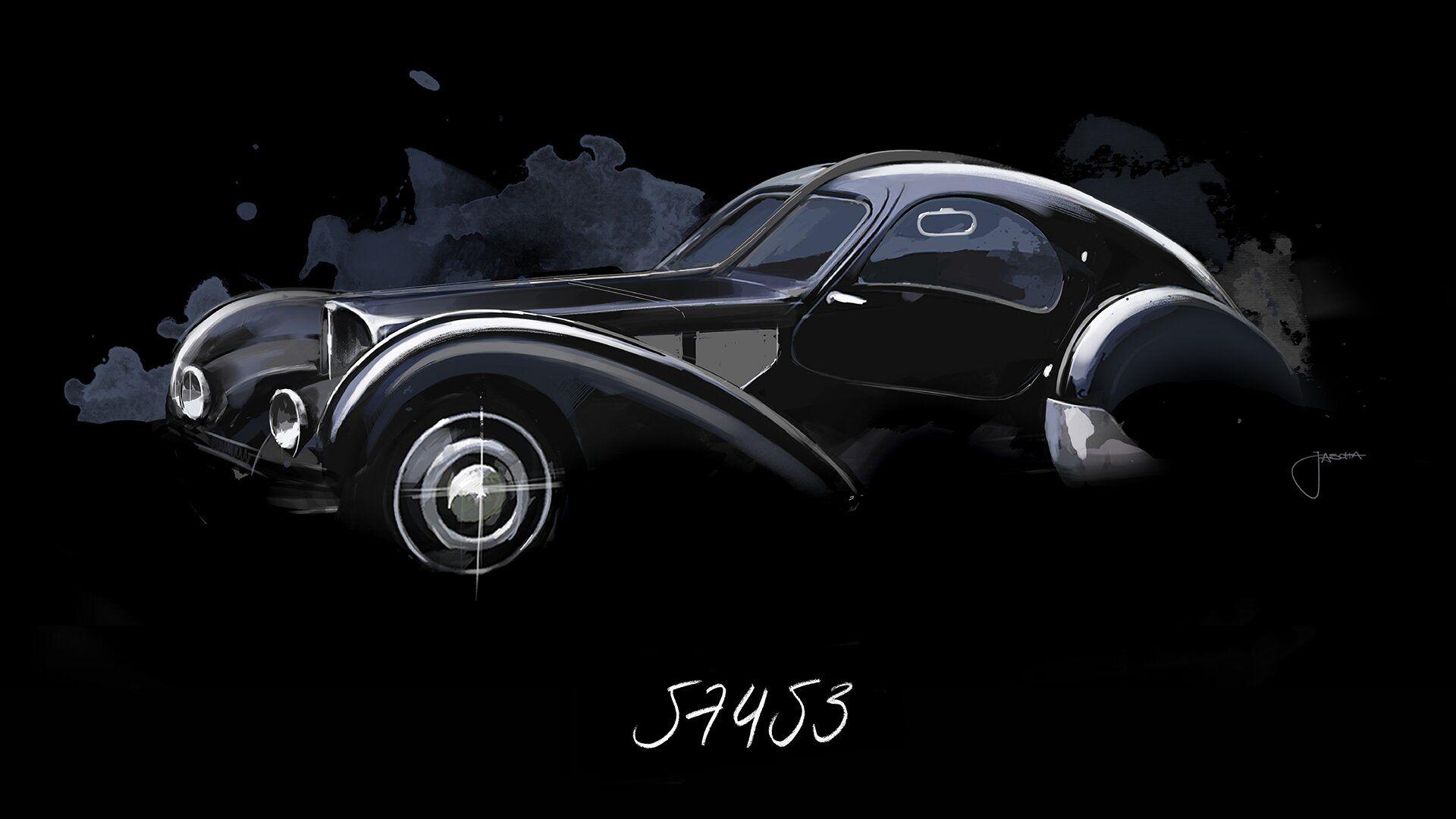 1920x1080 The Bugatti Type 57 SC Atlantic