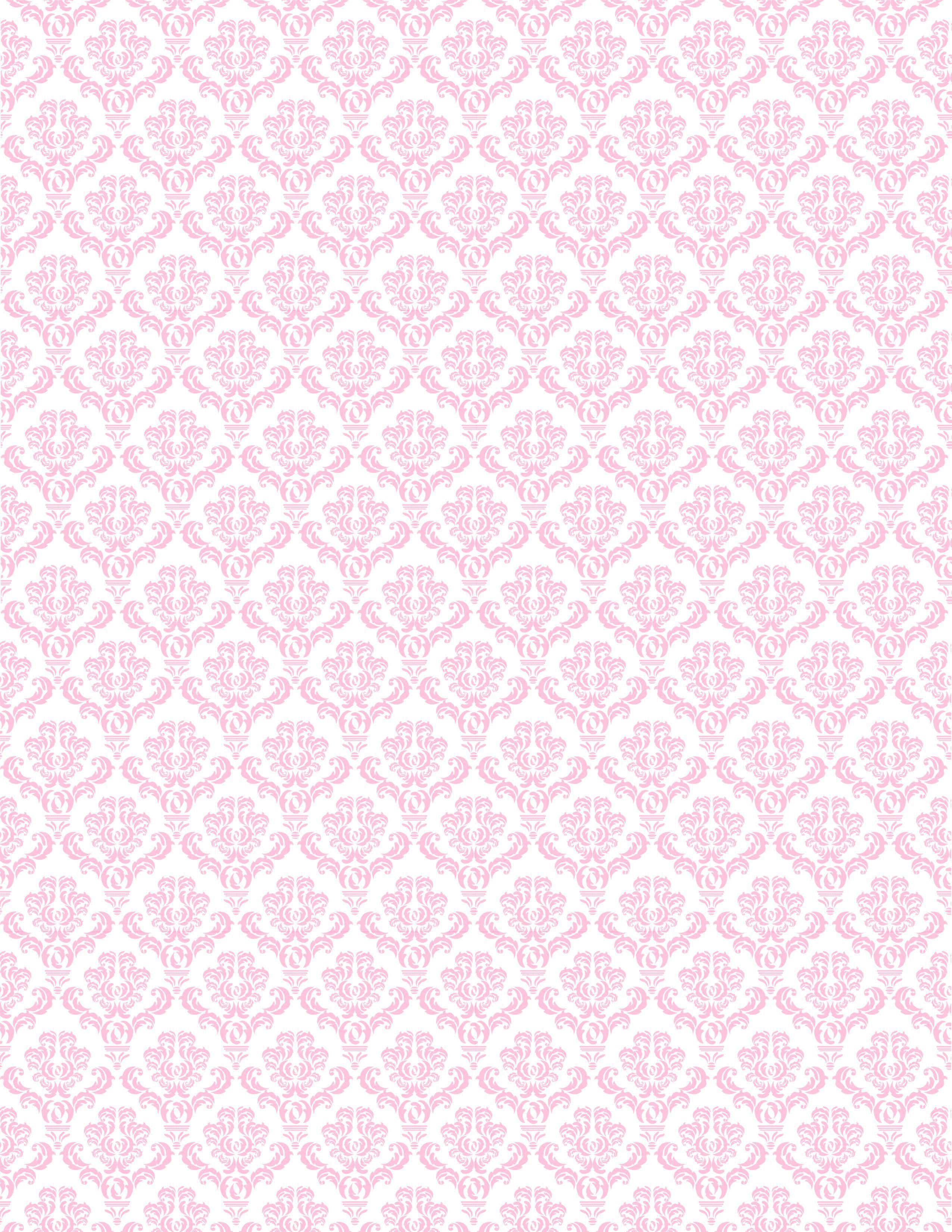 2550x3300 Pink and White Damask Pattern. Fundo para cartao, Padrões de fundo, Planos de fundo