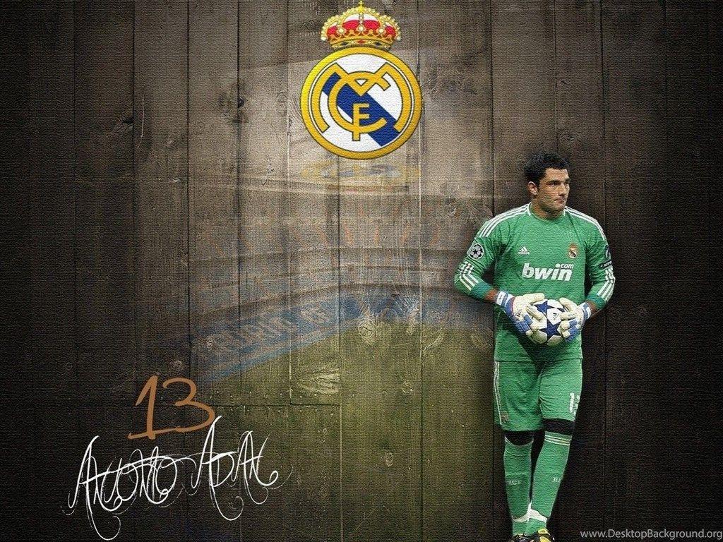 1024x768 Football Wallpaper: Soccer Real Madrid Athletes Goalkeeper Adan. Desktop Background