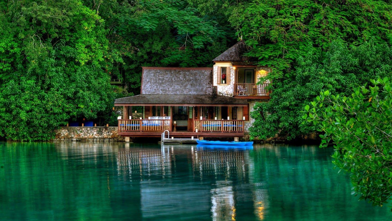 1600x900 Free download from the masthead lake houses tropical lake house on dark [1600x900] for your Desktop, Mobile & Tablet. Explore Lake Cabin Wallpaper. Free Log Cabin Wallpaper, Cabin Scenes