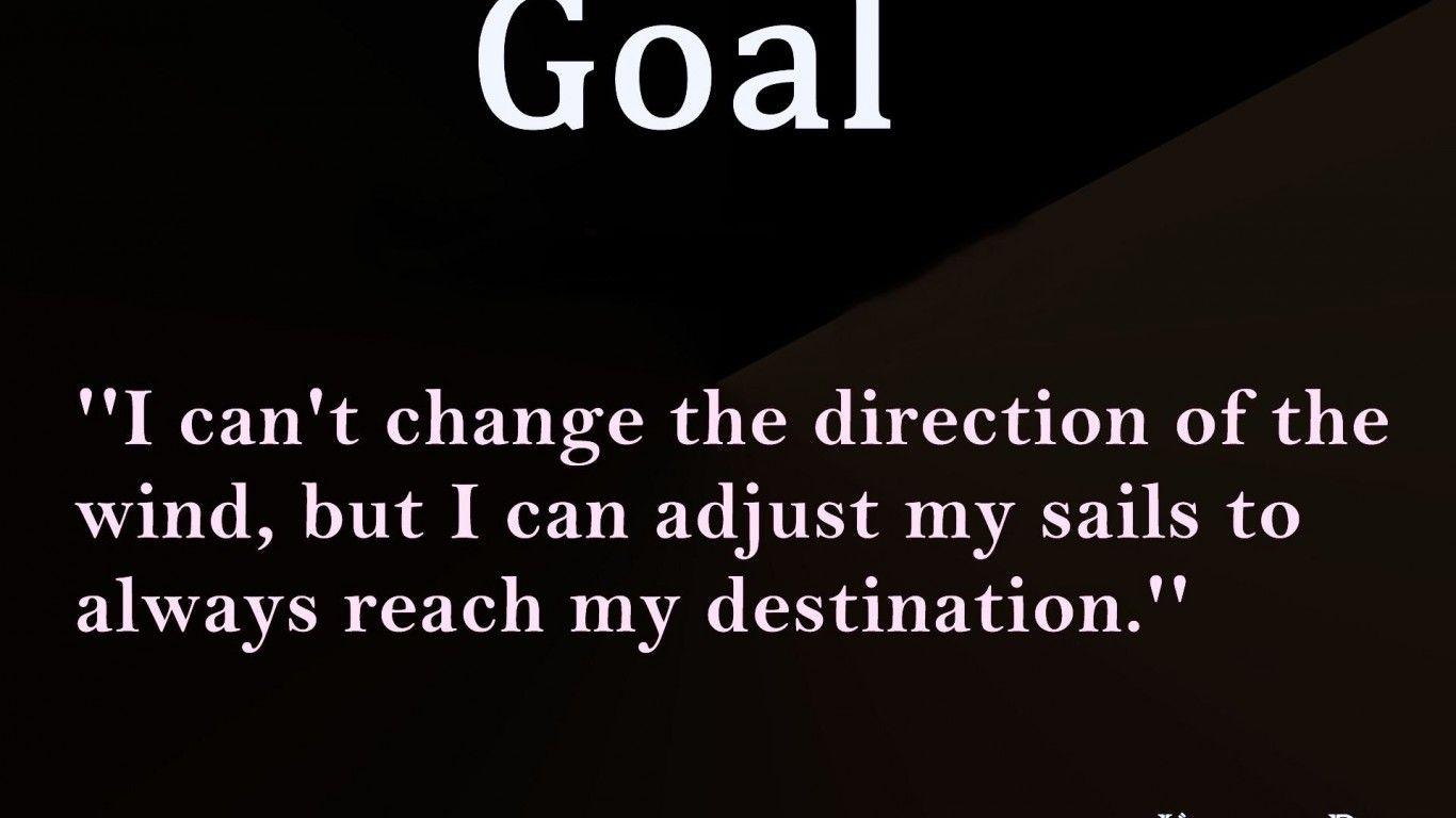1366x768 Reach The Goal Quotes Wallpaper 00857