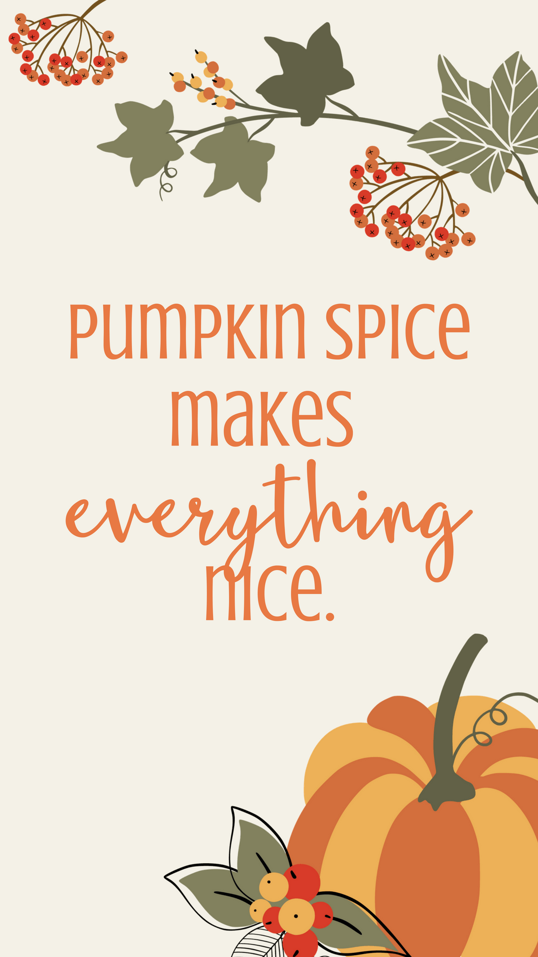 1080x1920 October Smart Phone Wallpaper + Kin