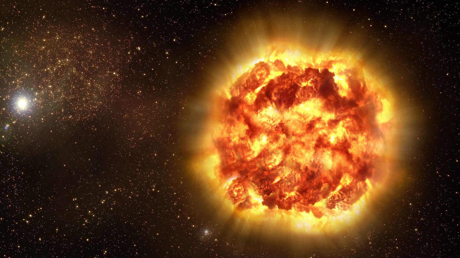 1920x1080 Wallpaper Red hot supernova 1920x1200 HD Picture, Image