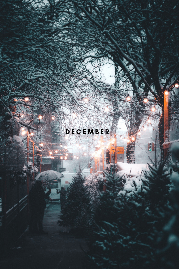 735x1102 December. Simply Stine Southern Lifestyle Blogger. Christmas wallpaper tumblr, Wallpaper iphone christmas, December wallpaper