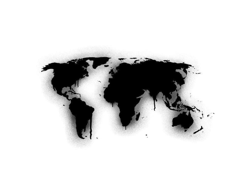 Black and White Map Wallpapers - Top Free Black and White Map