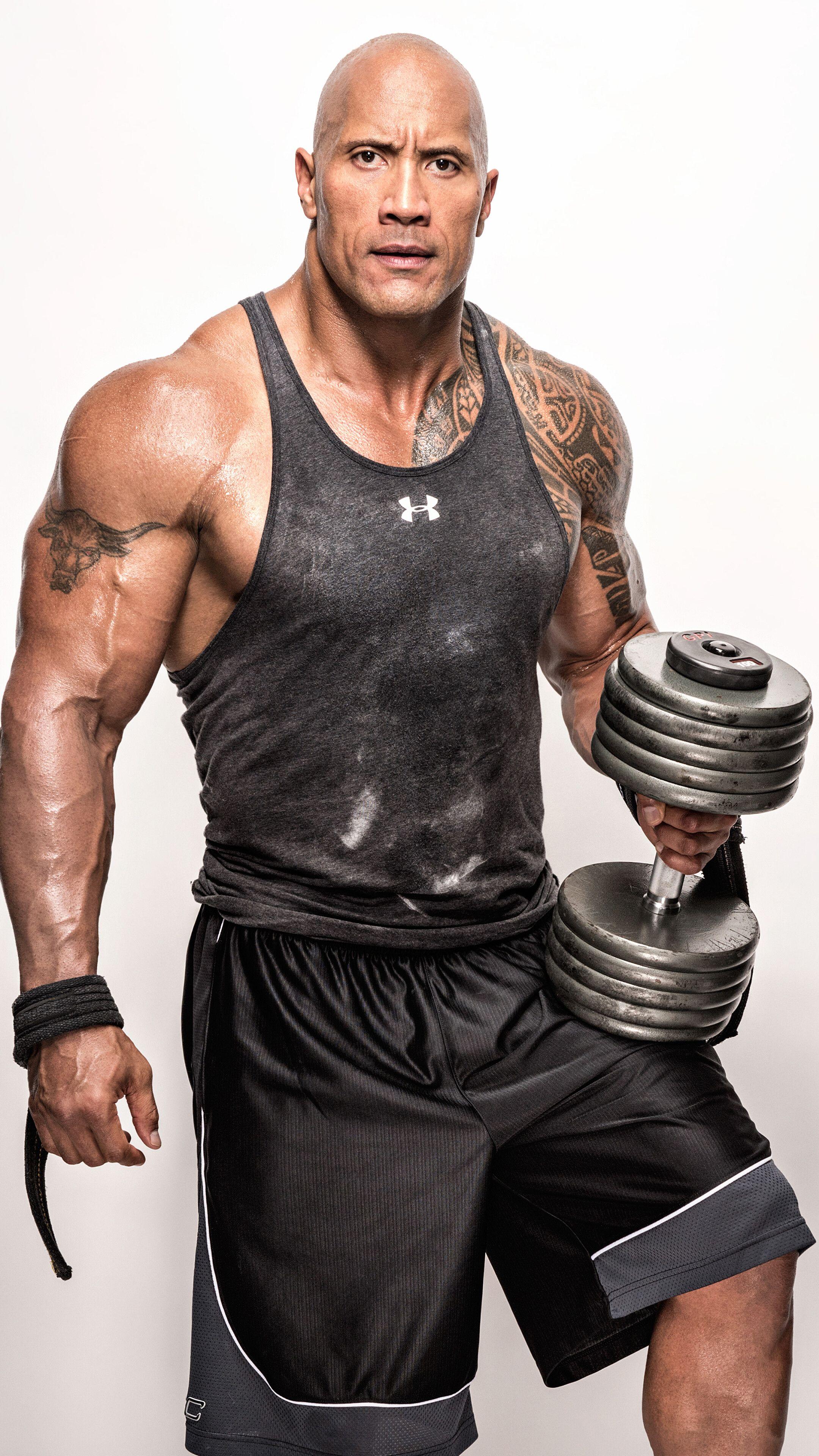 2160x3840 Dwayne, Johnson, Actor, Workout iPhone 6s, 6 HD Wallpaper, Image, Background, Photo and Picture. Mocah.org HD Wallpaper