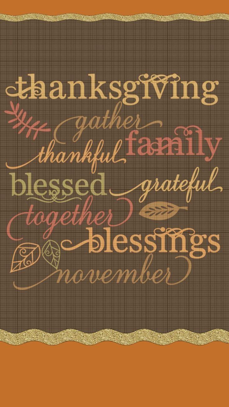 736x1308 Thanksgiving Wallpaper