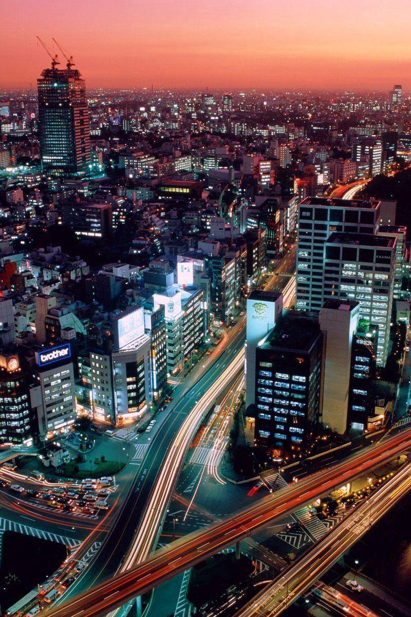 800x1200 Download Wallpaper 800x1200 Big City, Top View, Sunrise, Buildings, Street Iphone 4s 4 For Parallax HD Background