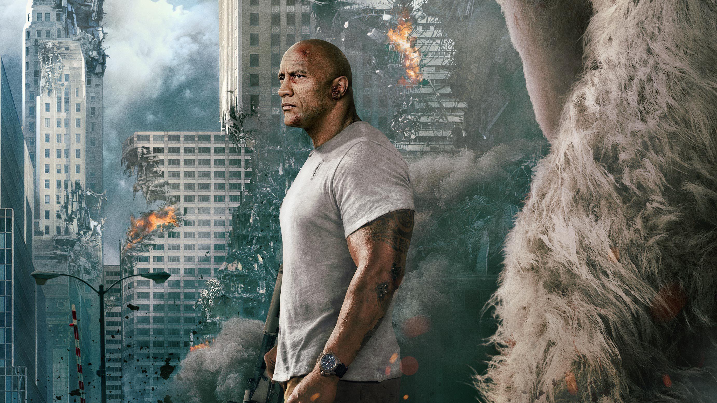 2764x1555 Rampage Dwayne Johnson HD HD Wallpaper