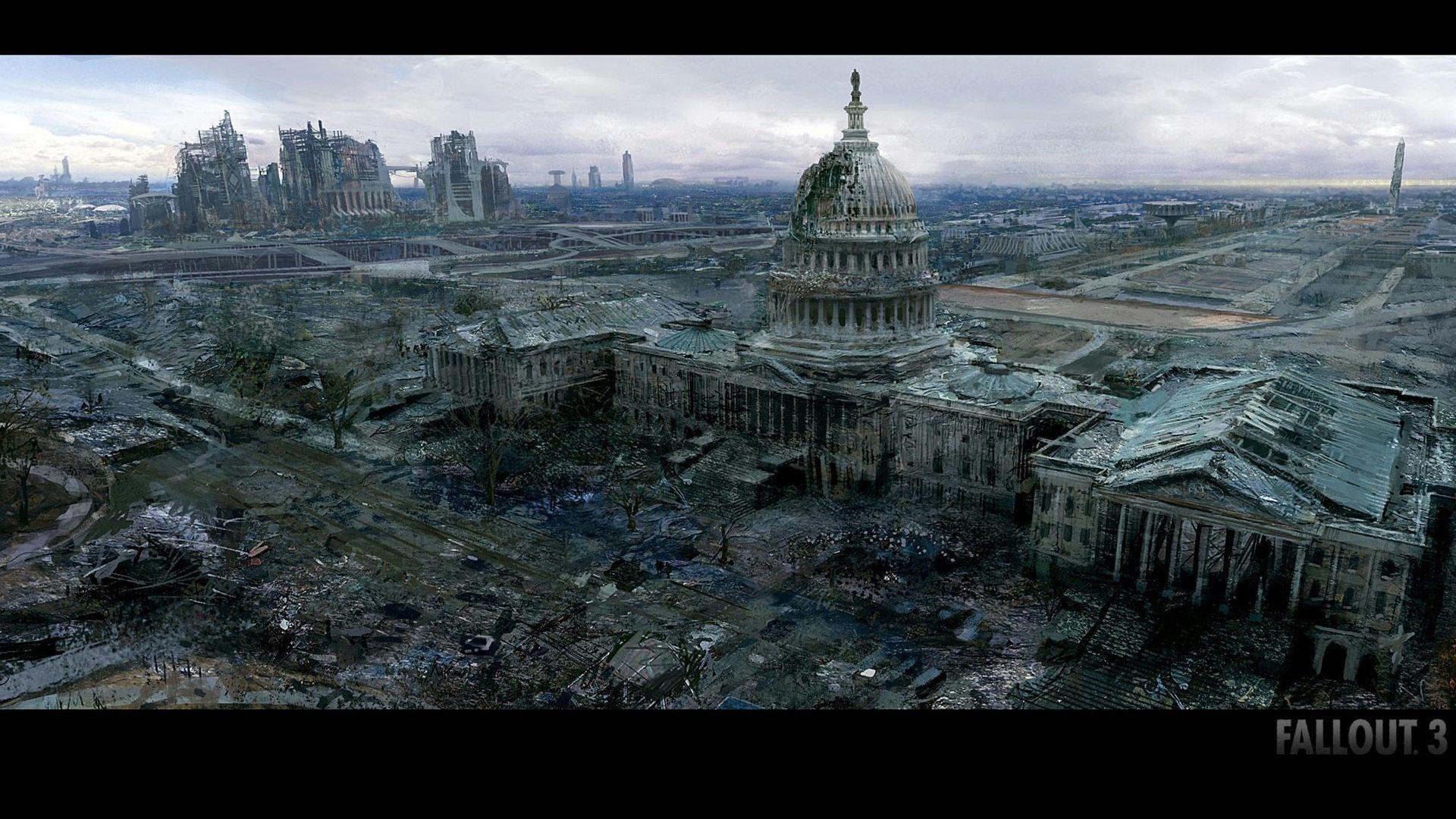1920x1080 Free download Fallout 3 City Desktop Wallpaper Fallout Wallpaper Res 1920x1080 [1920x1080] for your Desktop, Mobile & Tablet. Explore Fallout Wallpaper in 1080p. Fallout New Vegas Wallpaper 1080p, Fallout