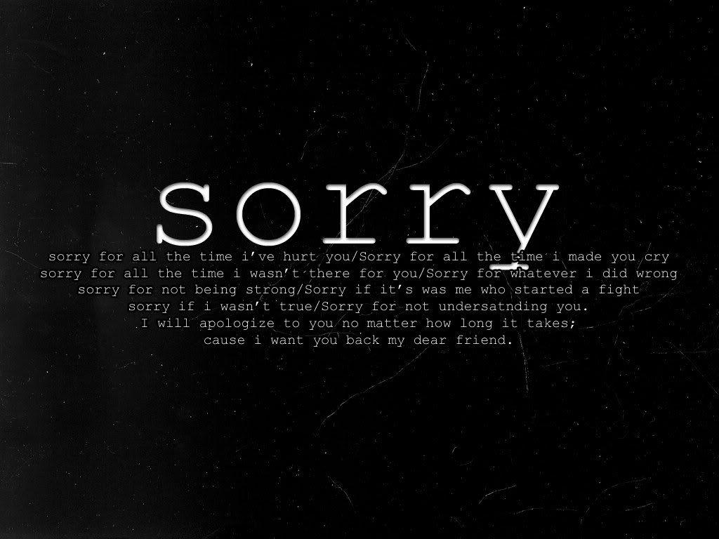 I M Sorry Wallpapers Top Free I M Sorry Backgrounds Wallpaperaccess