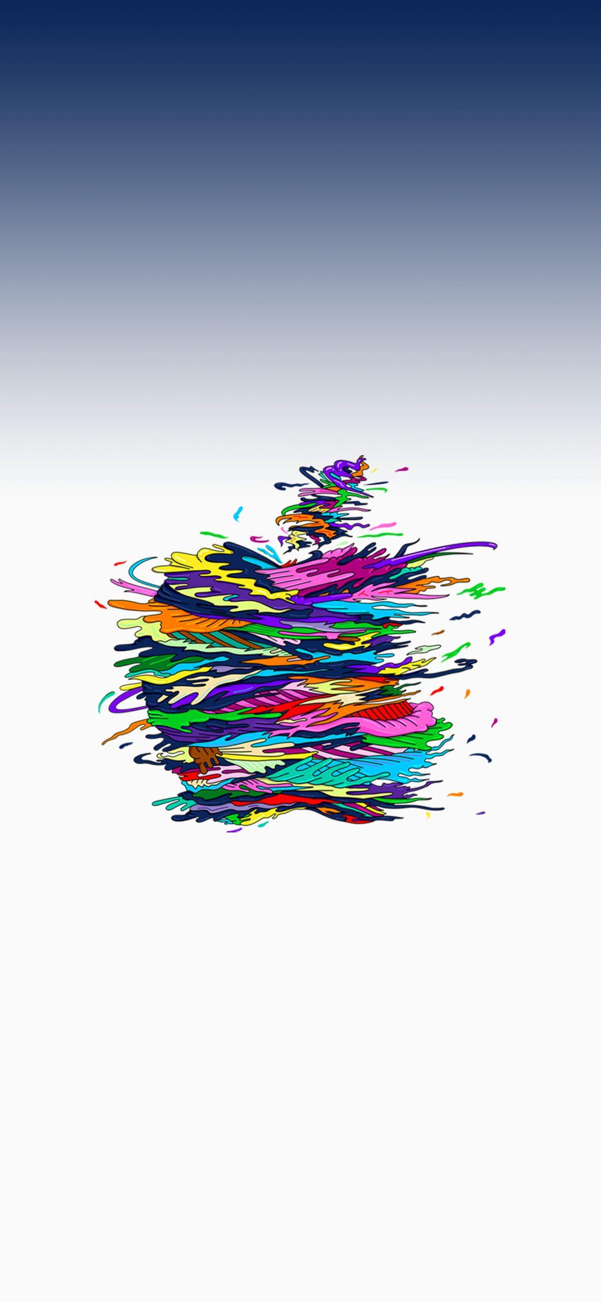 1181x2560 Wallpaper Weekends: Apple Logo iPhone Wallpaper