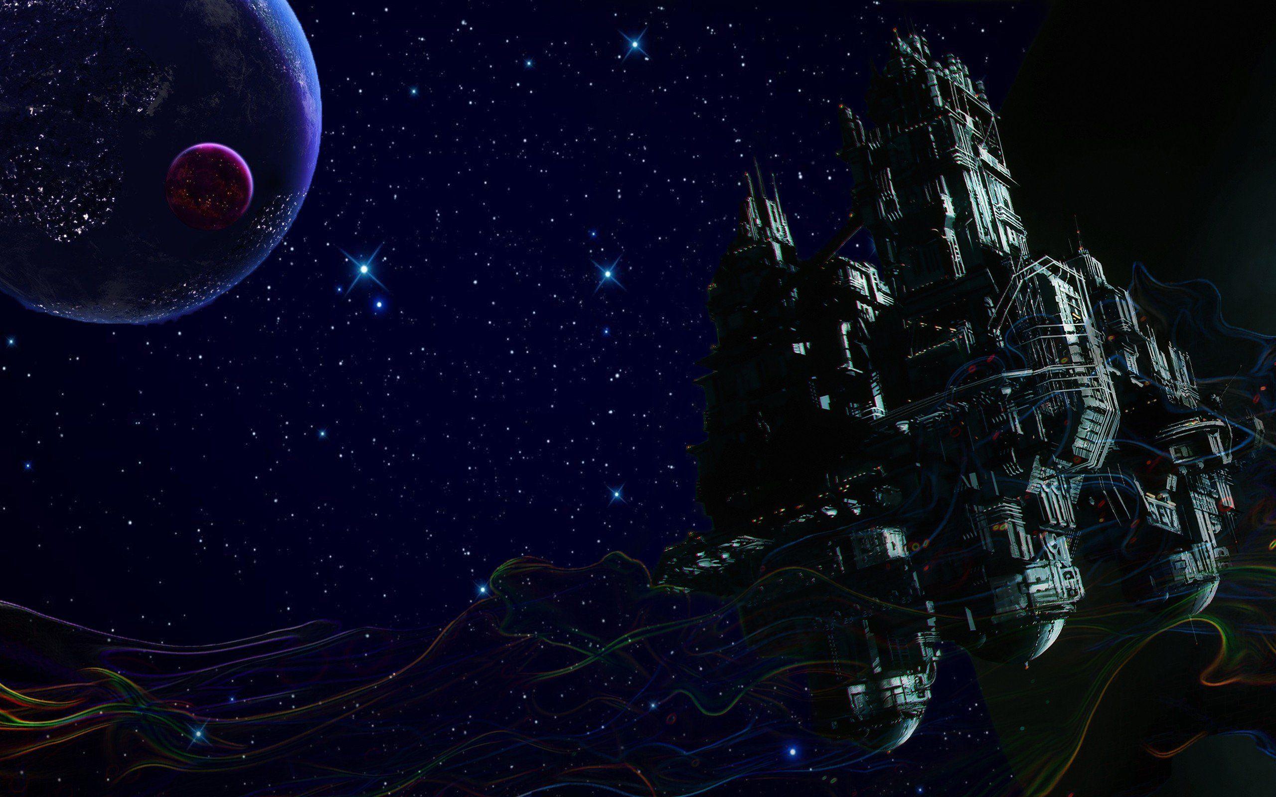 2560x1600 space, Trippy, Smoke, Stars, Spaceship HD Wallpaper / Desktop and Mobile Image & Photo