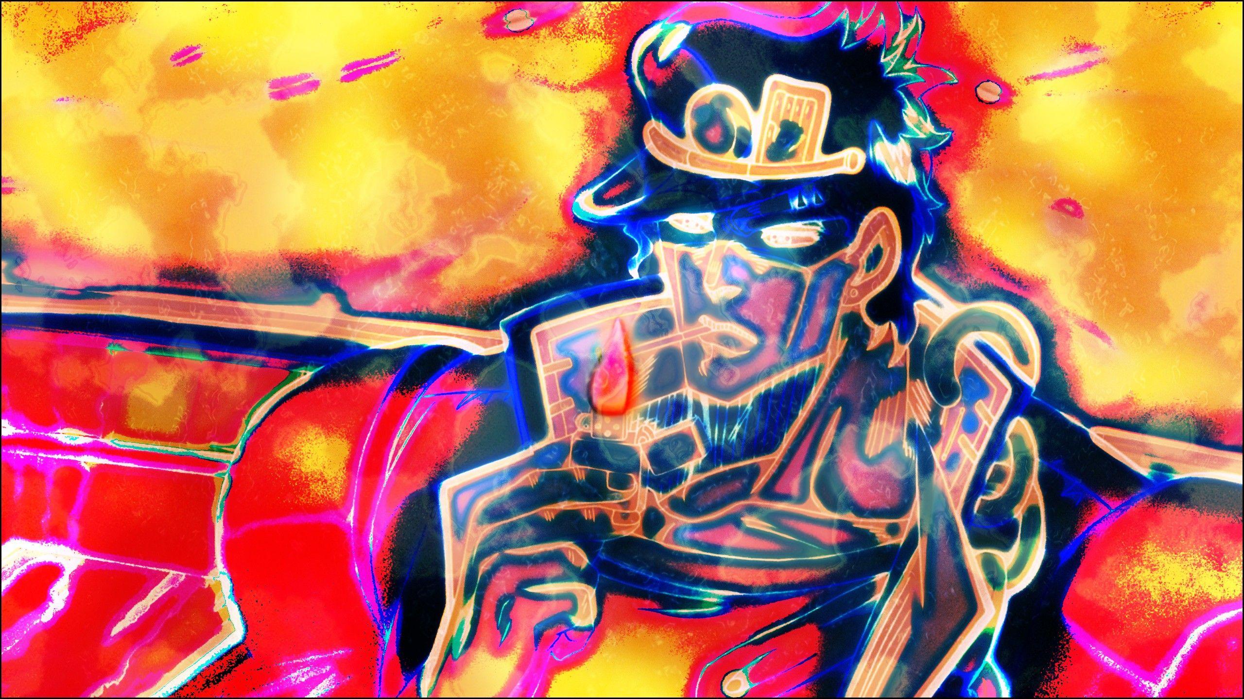 2560x1440 JoJos Bizarre Adventure, JoJos Bizarre Adventure: Stardust Crusaders, Trippy, Smoking, Jotaro Kujo Wallpaper HD / Desktop and Mobile Background