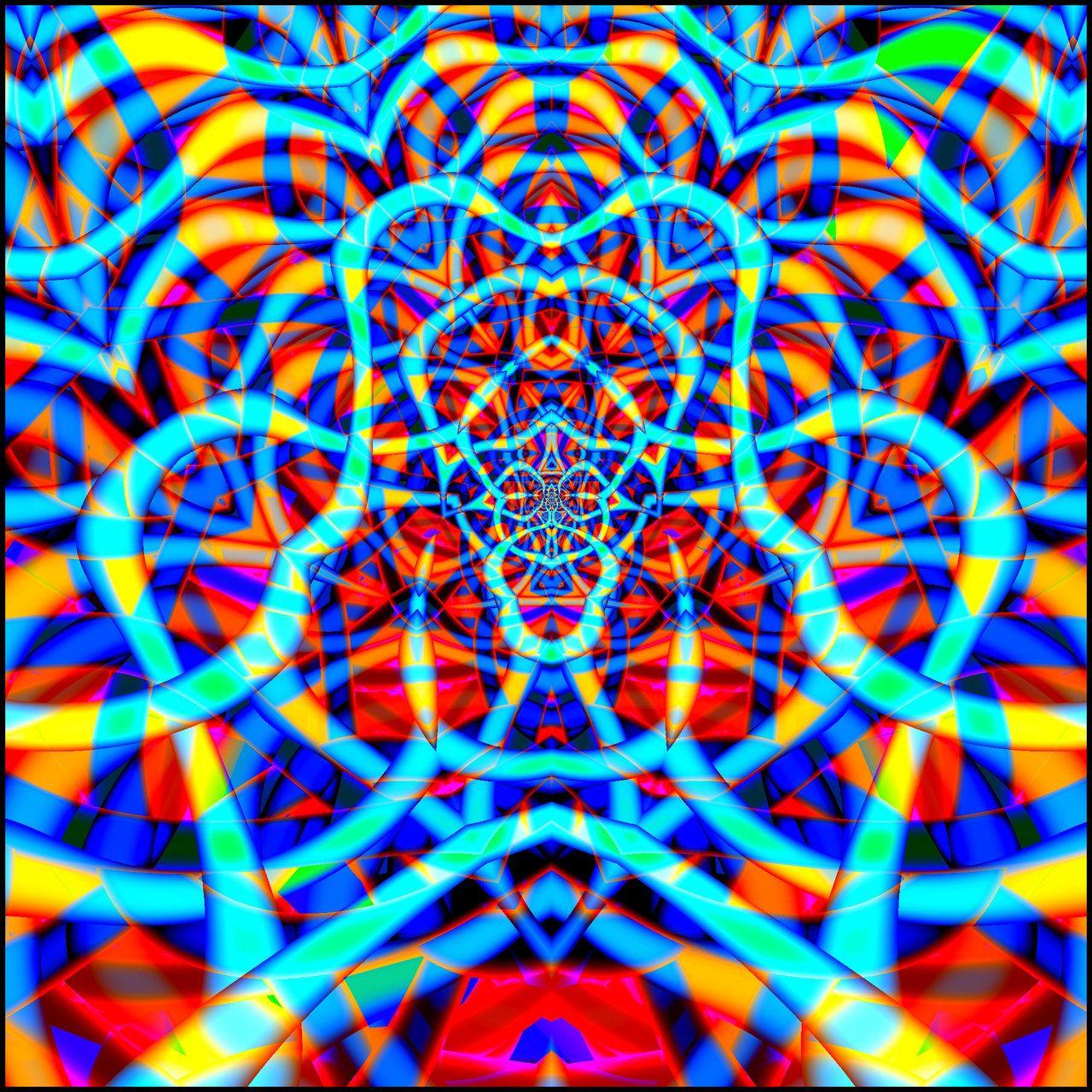 1280x1280 Trippy Weed Wallpaper