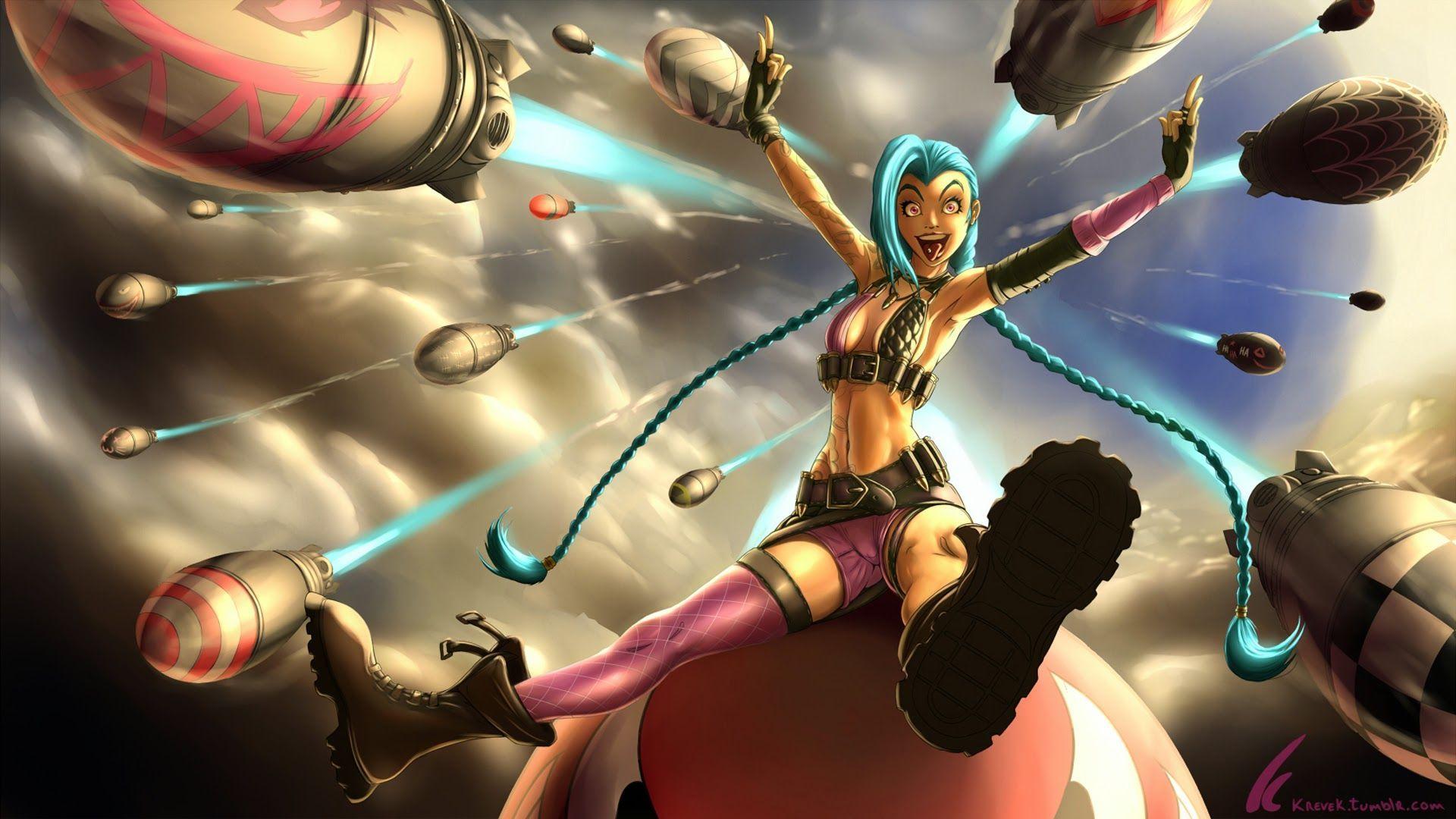 LoL Wild Rift Jinx HD 4K Wallpaper #5.2838