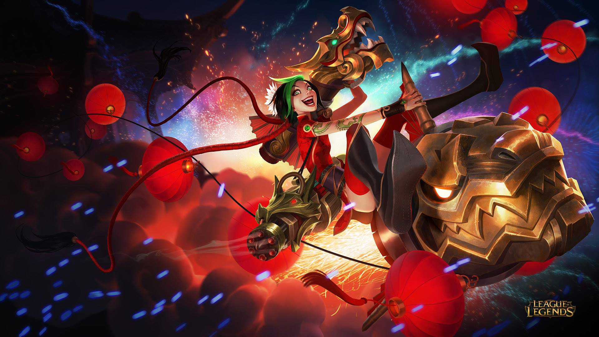 LoL Wild Rift Jinx HD 4K Wallpaper #5.2838